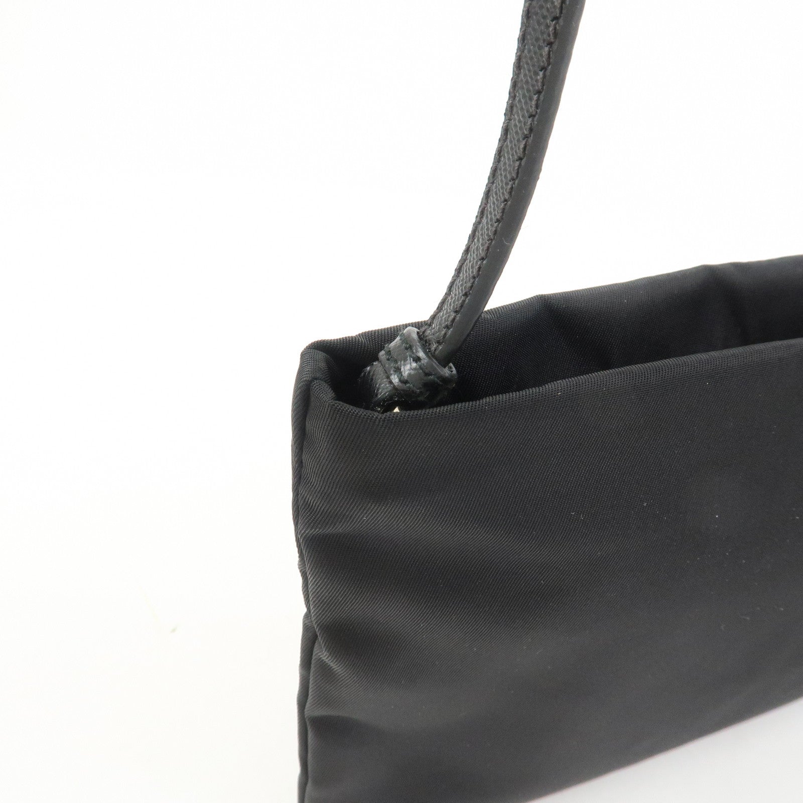 PRADA Evening Heart Nylon Saffiano Leather Shoulder Bag 1N1588