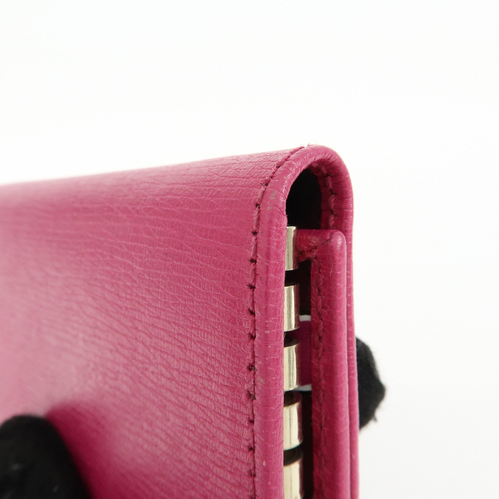GUCCI Lovely Heart Interlocking G Leather 6 Ring Key Case 257217