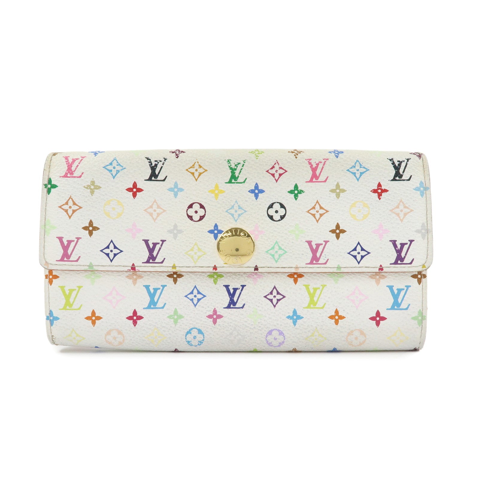 Louis Vuitton Monogram Multicolor Portefeuille Sarah Long Wallet