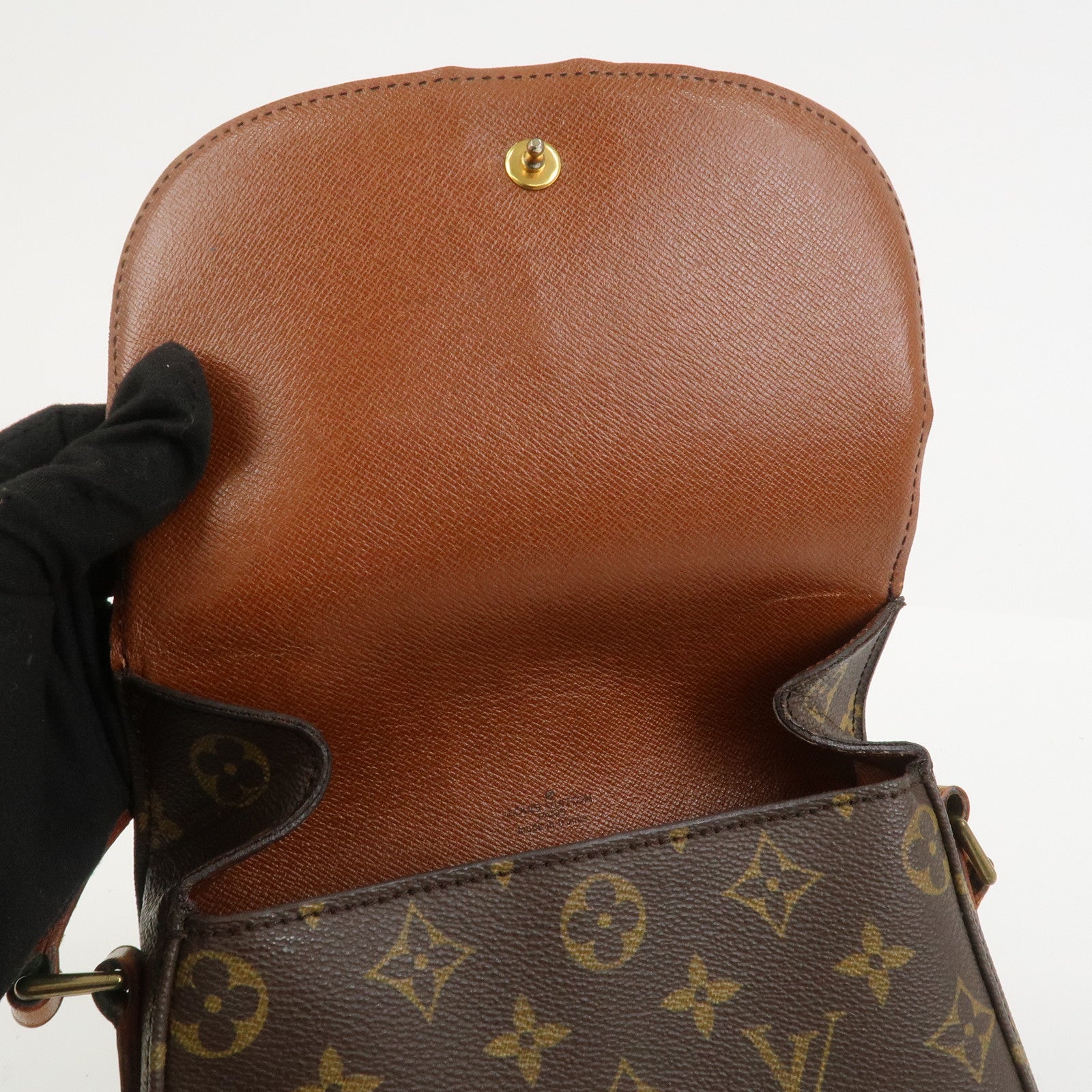 Louis Vuitton Monogram Saint Cloud MM Shoulder Bag Brown M51243