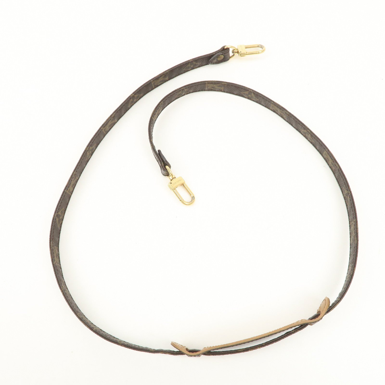 Louis Vuitton Monogram Canvas Shoulder Strap 120cm Brown J75010 Used