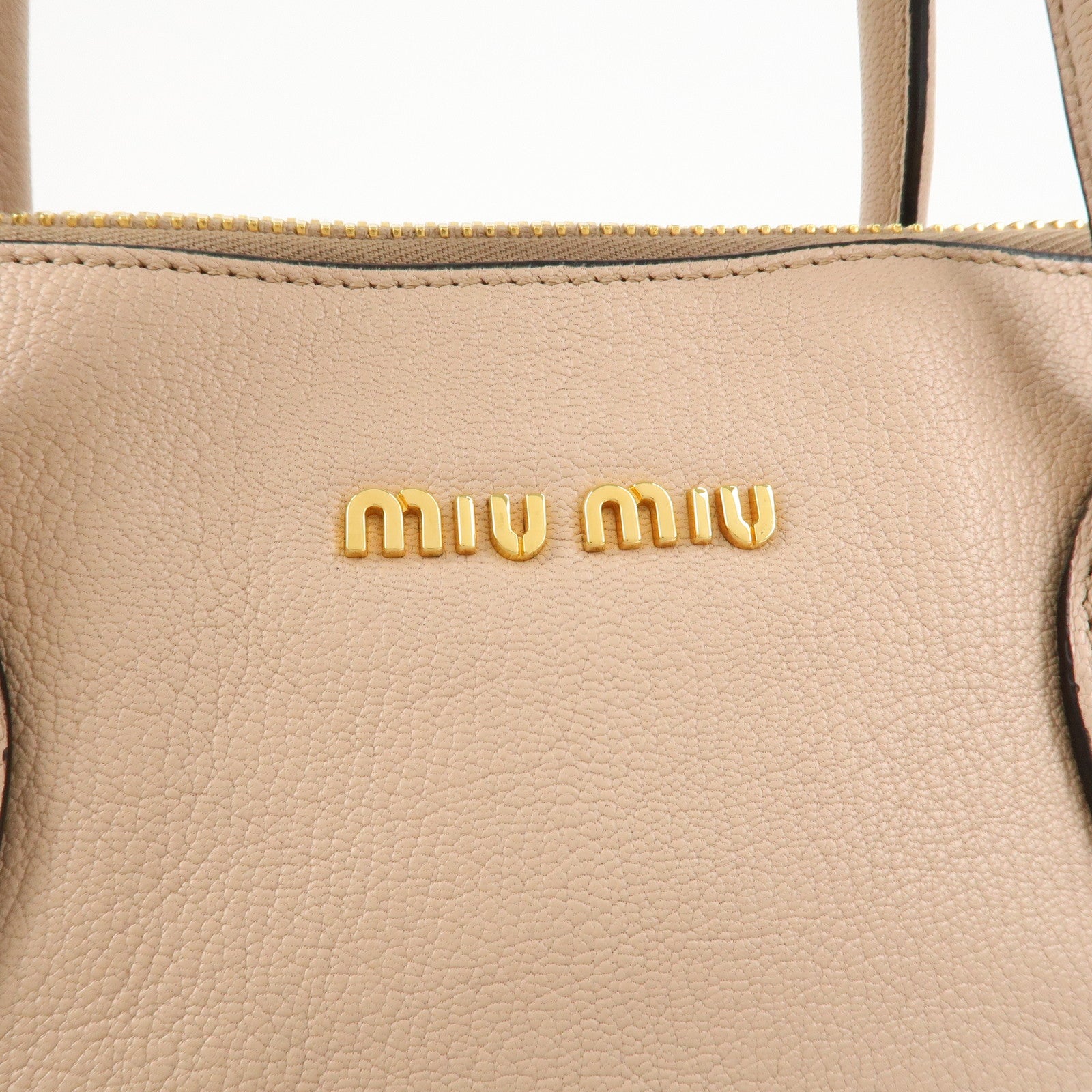 MIU MIU MADRAS 2WAY Bag Hand Bag Shoulder Bag Pink RN1016