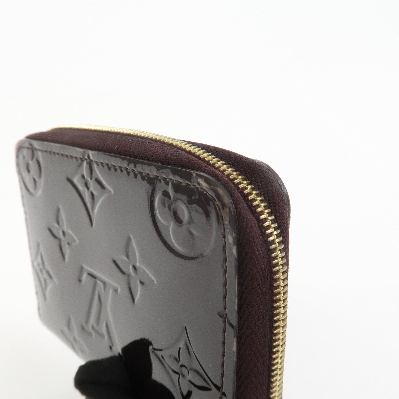 Louis Vuitton Monogram Vernis Zippy Coin Purse Amarante M93607