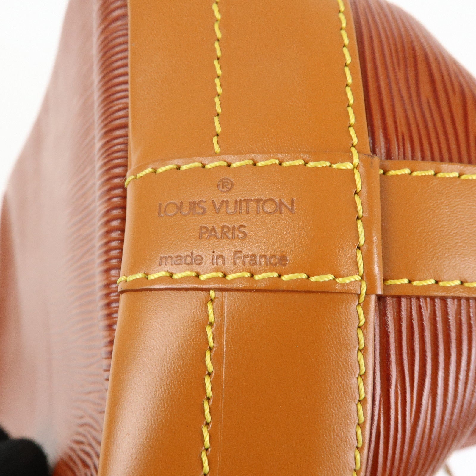 Louis Vuitton Epi Noe Bi-Color Shoulder Bag Kenya Brown M44028