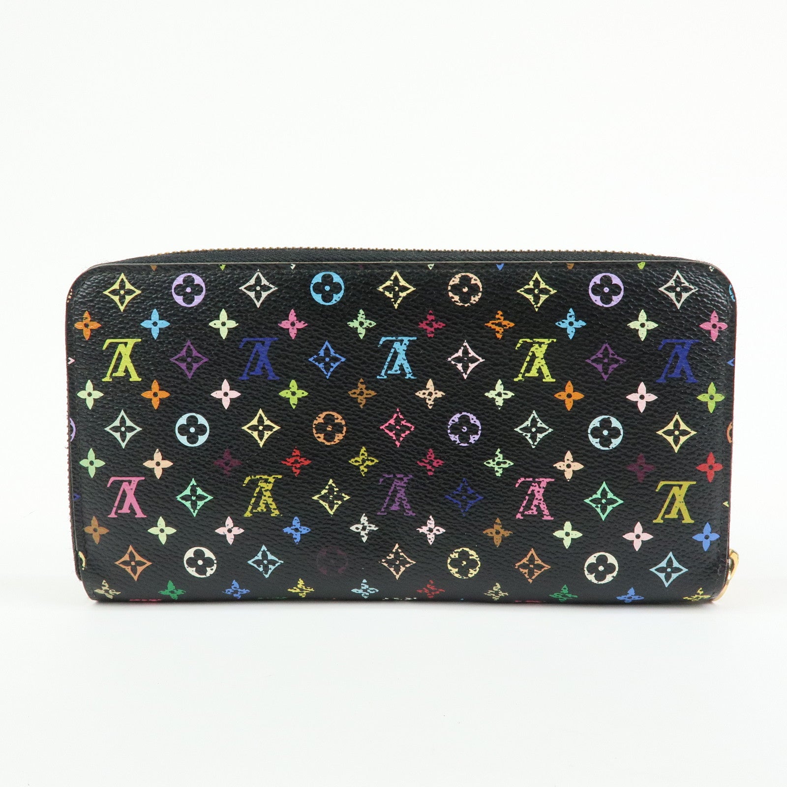 Louis Vuitton Monogram Multi Color Zippy Wallet Violet M60275
