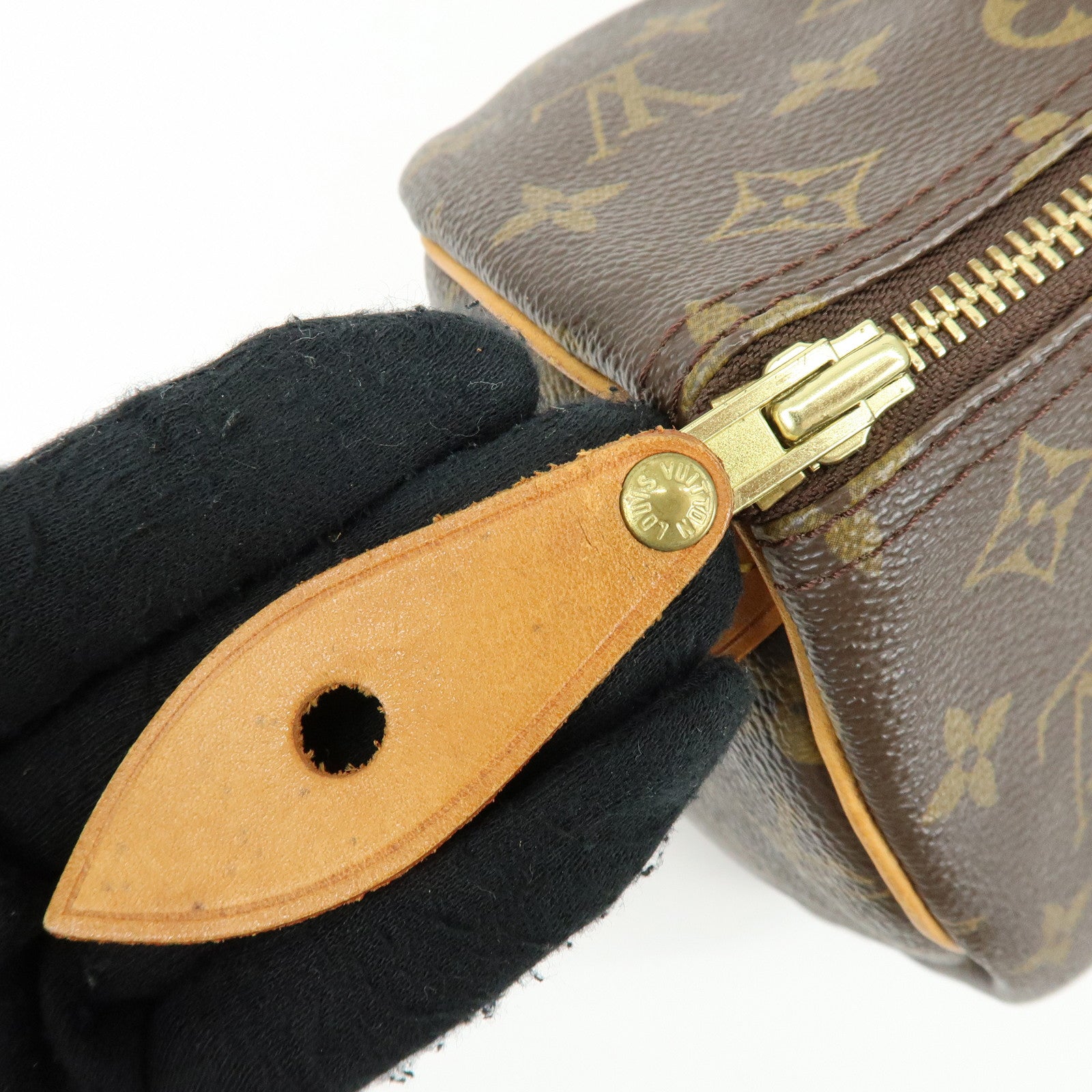 Louis Vuitton Monogram Speedy 30 Boston Bag Hand Bag Brown M41526