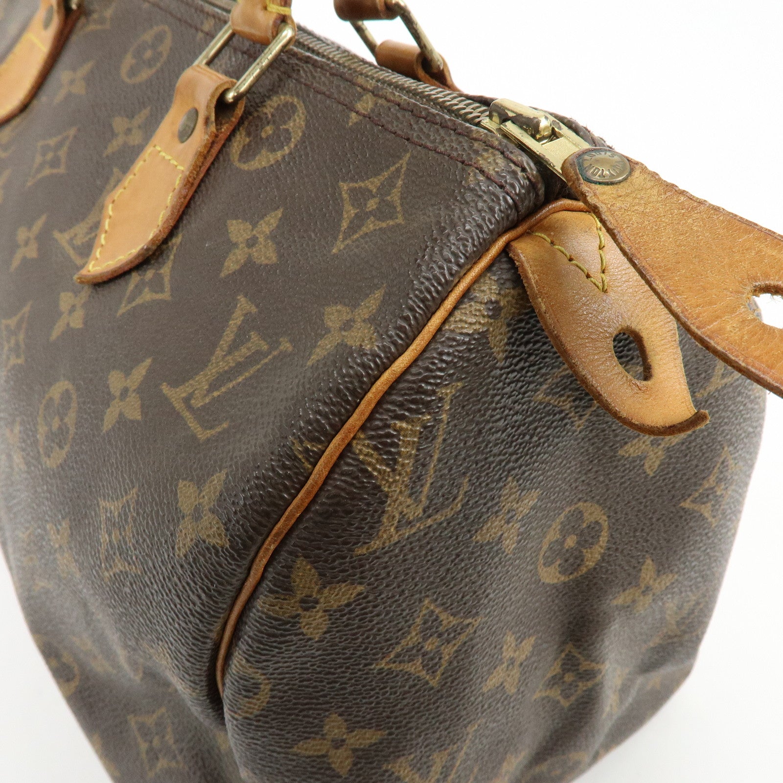 Louis Vuitton Monogram Speedy 30 Boston Bag Hand Bag Brown M41526