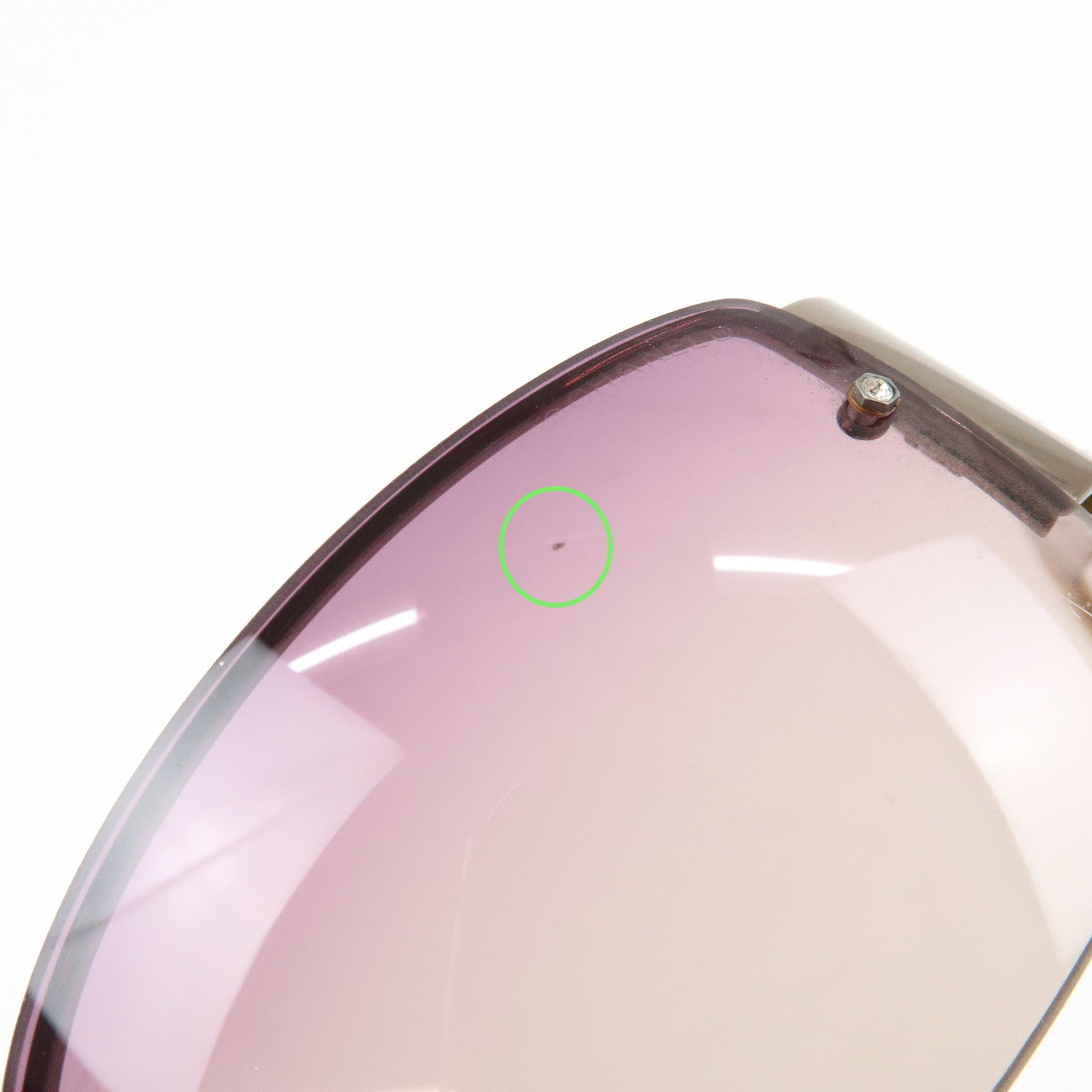 CHANEL Plastic Rhinestone Sunglasses 62□16 Brown 41117-B
