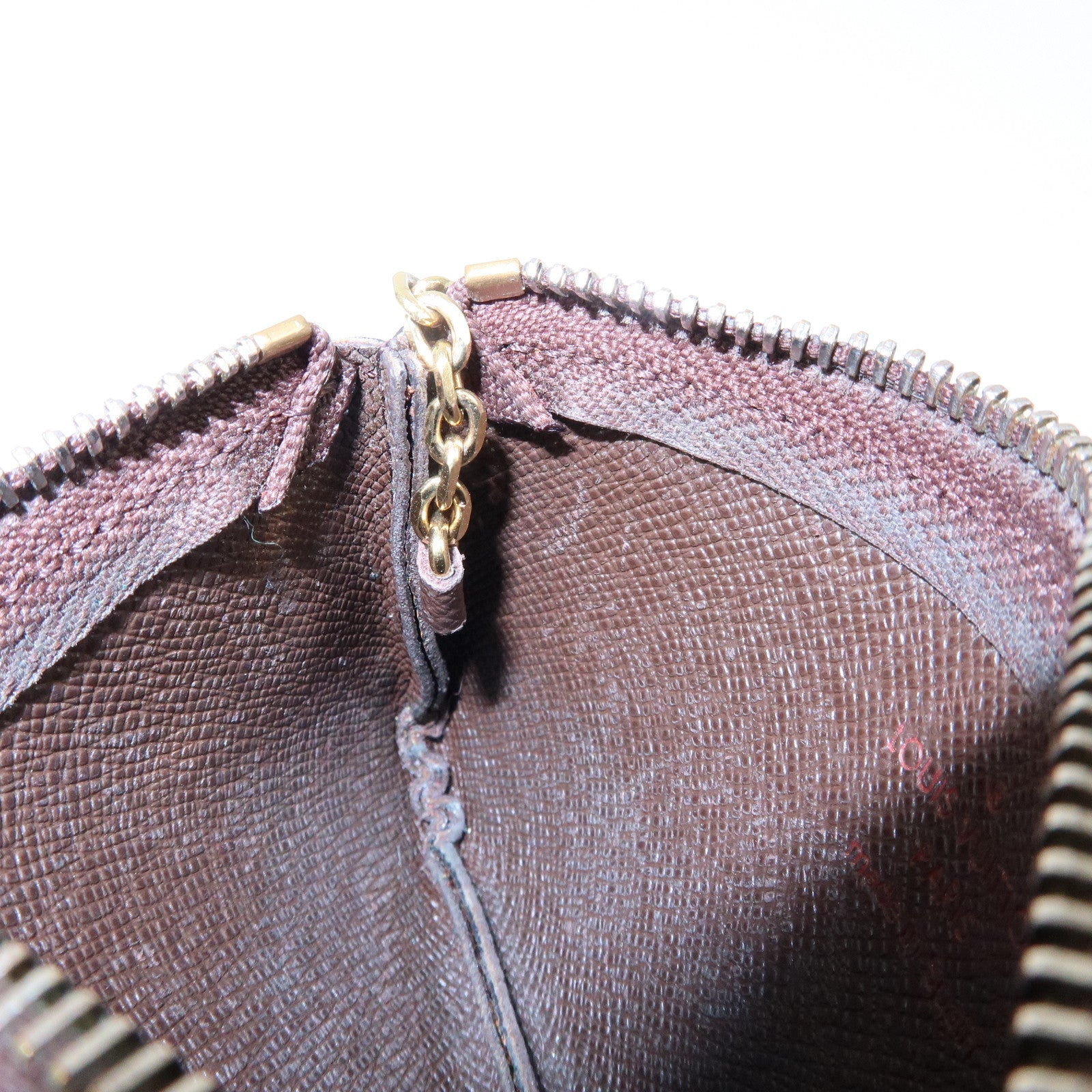 Louis Vuitton Damier Canvas Pochette Cles Damier Ebene N62658