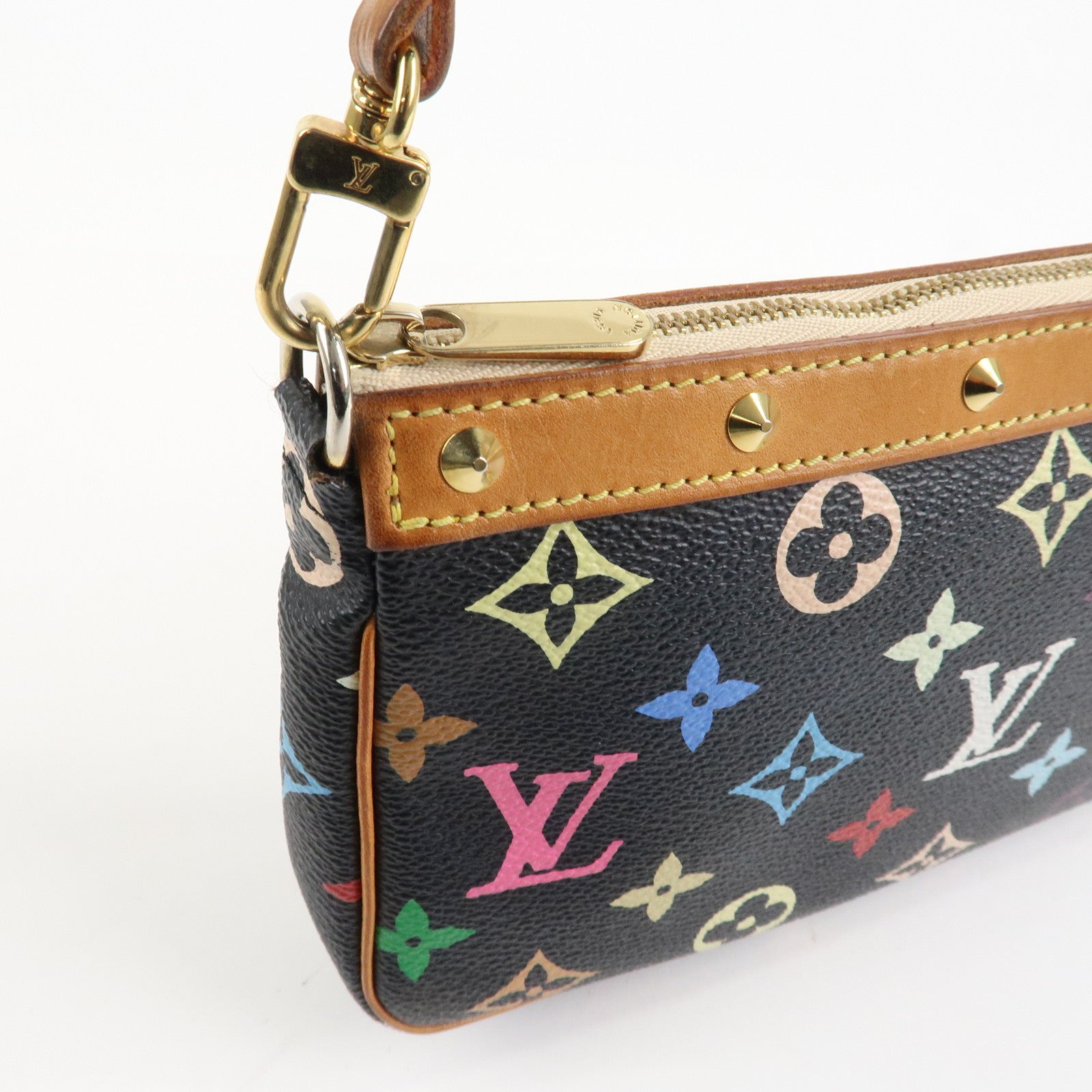 Louis Vuitton Monogram Multicolor Pochette Accessoires Noir M92648 Used
