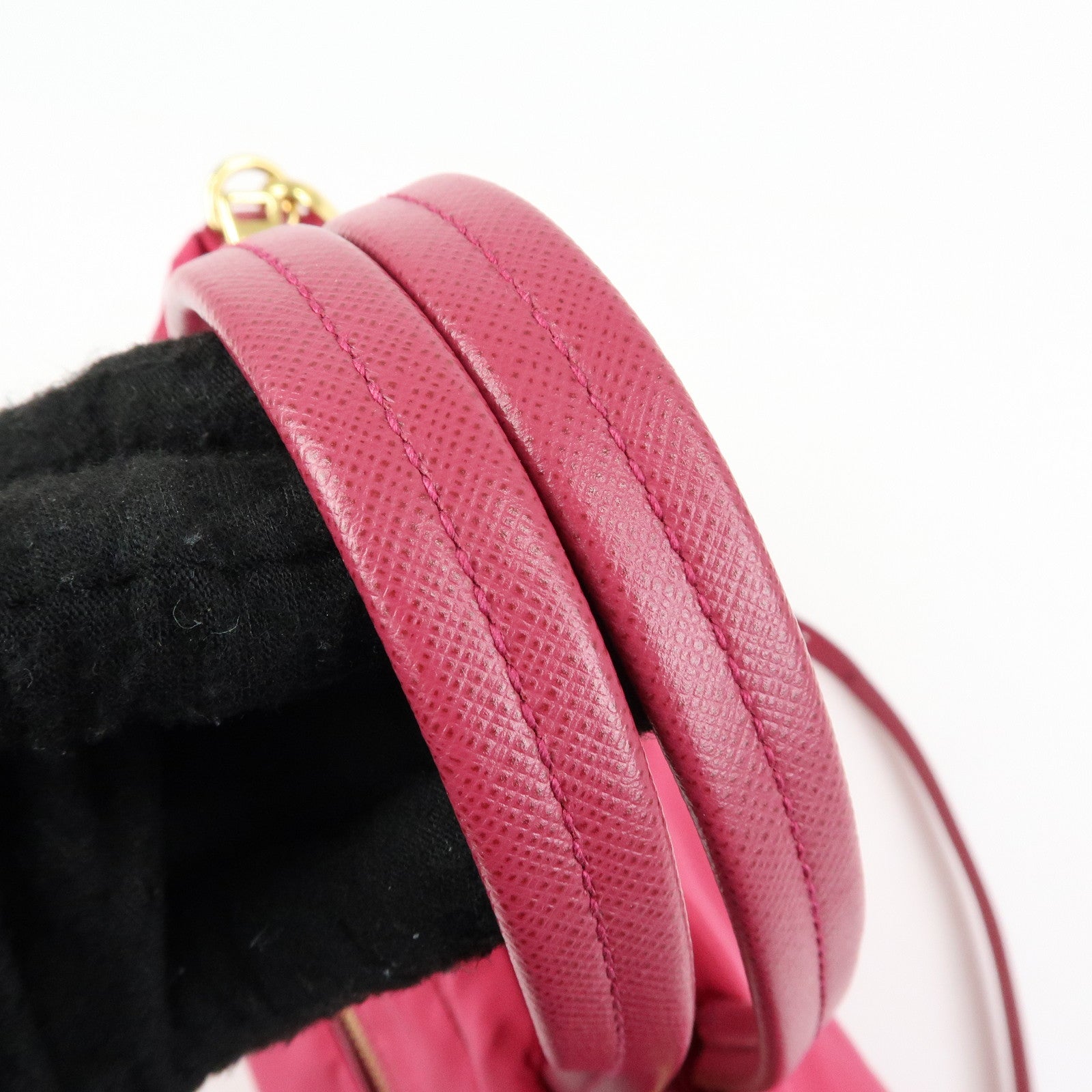 PRADA Tessuto Nylon 2Way Bag Hand Bag Shoulder Bag Pink 1BA843