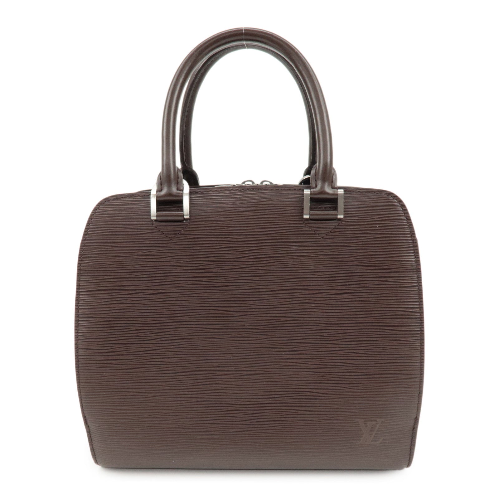 Louis Vuitton Epi Leather Pont Neuf Hand Bag Mocha Brown M5205D Used