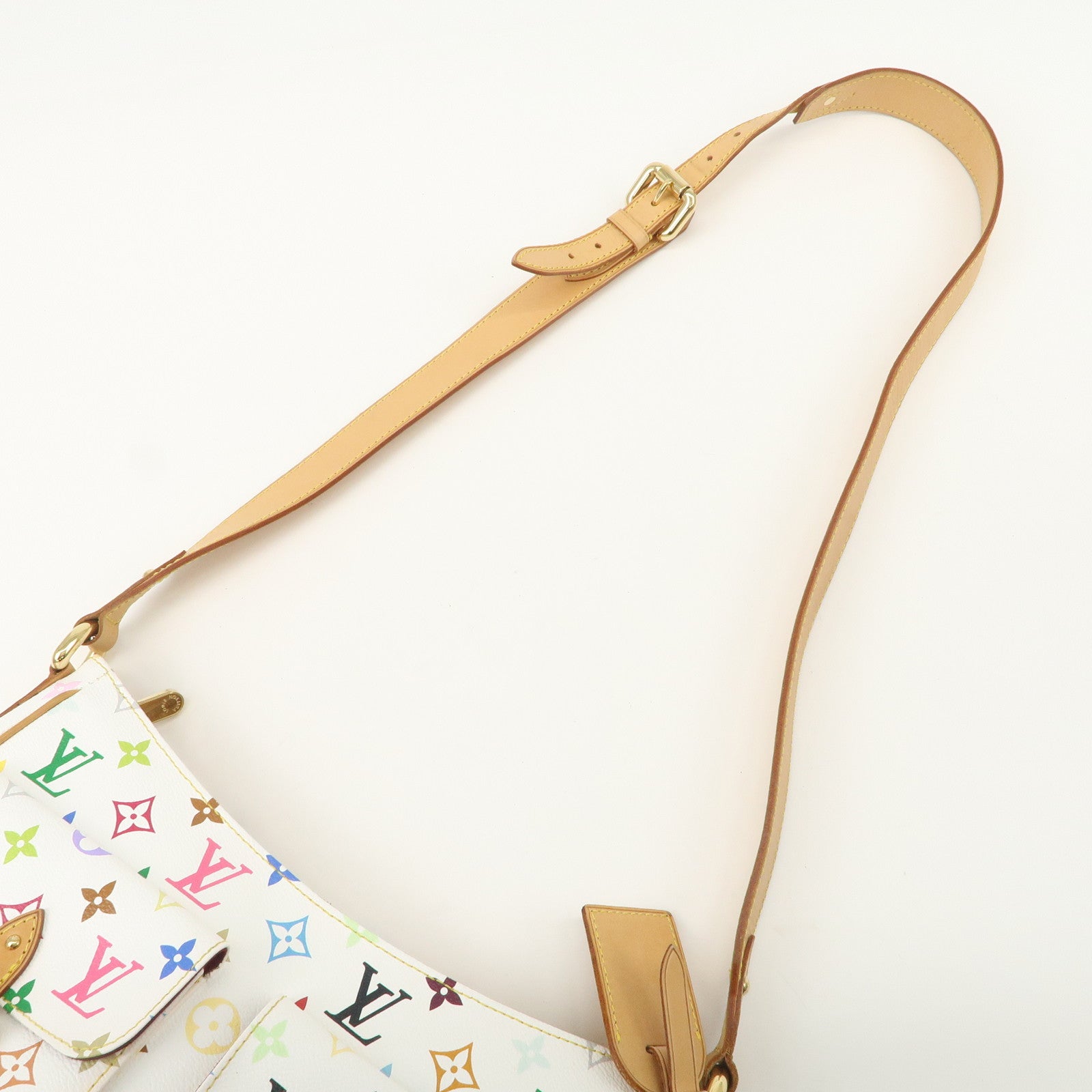 Louis Vuitton Monogram Multicolor Lodge GM Shoulder Bag Branc M40051
