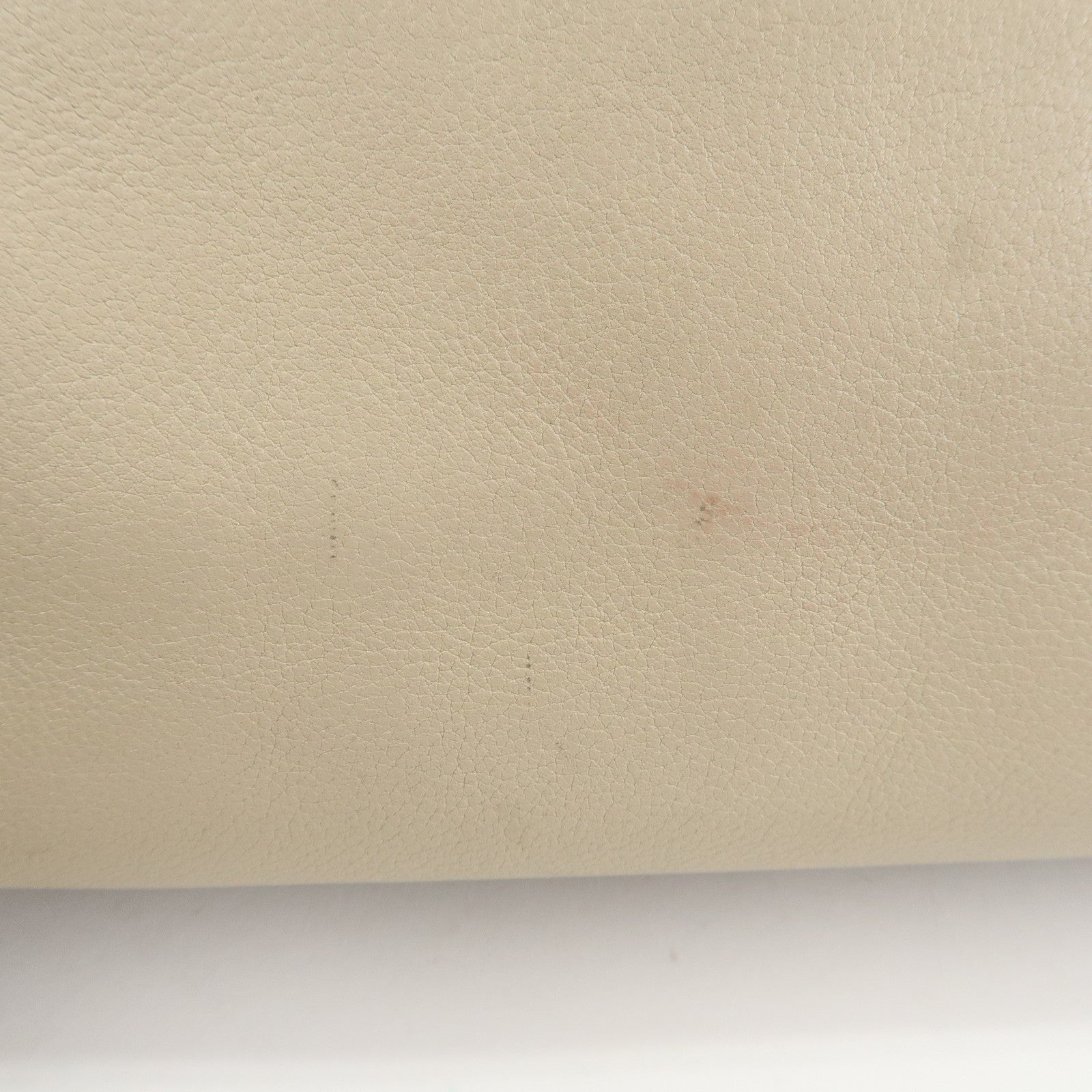 LOEWE Anagram Amazona 28 Leather Hand Bag Brown Ivory Bordeaux Used