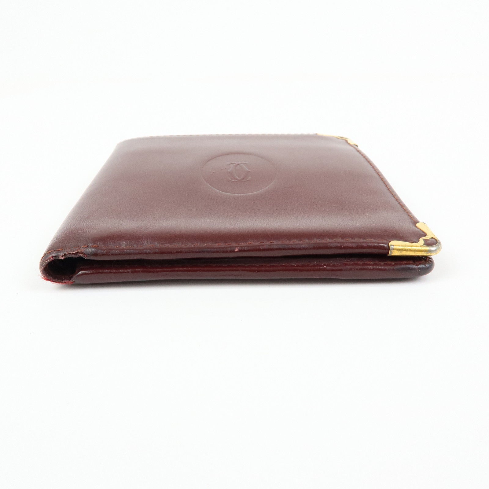 Cartier Must de Cartier Set of 2 Leather Wallet Bordeaux