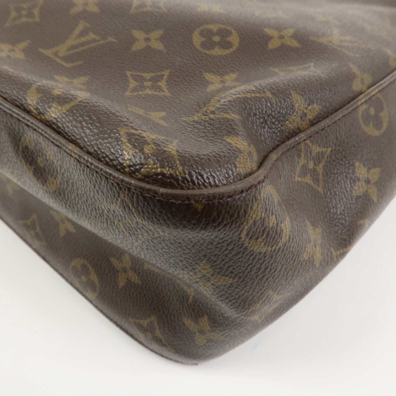 Louis Vuitton Monogram Looping GM Shoulder Bag Brown M51145