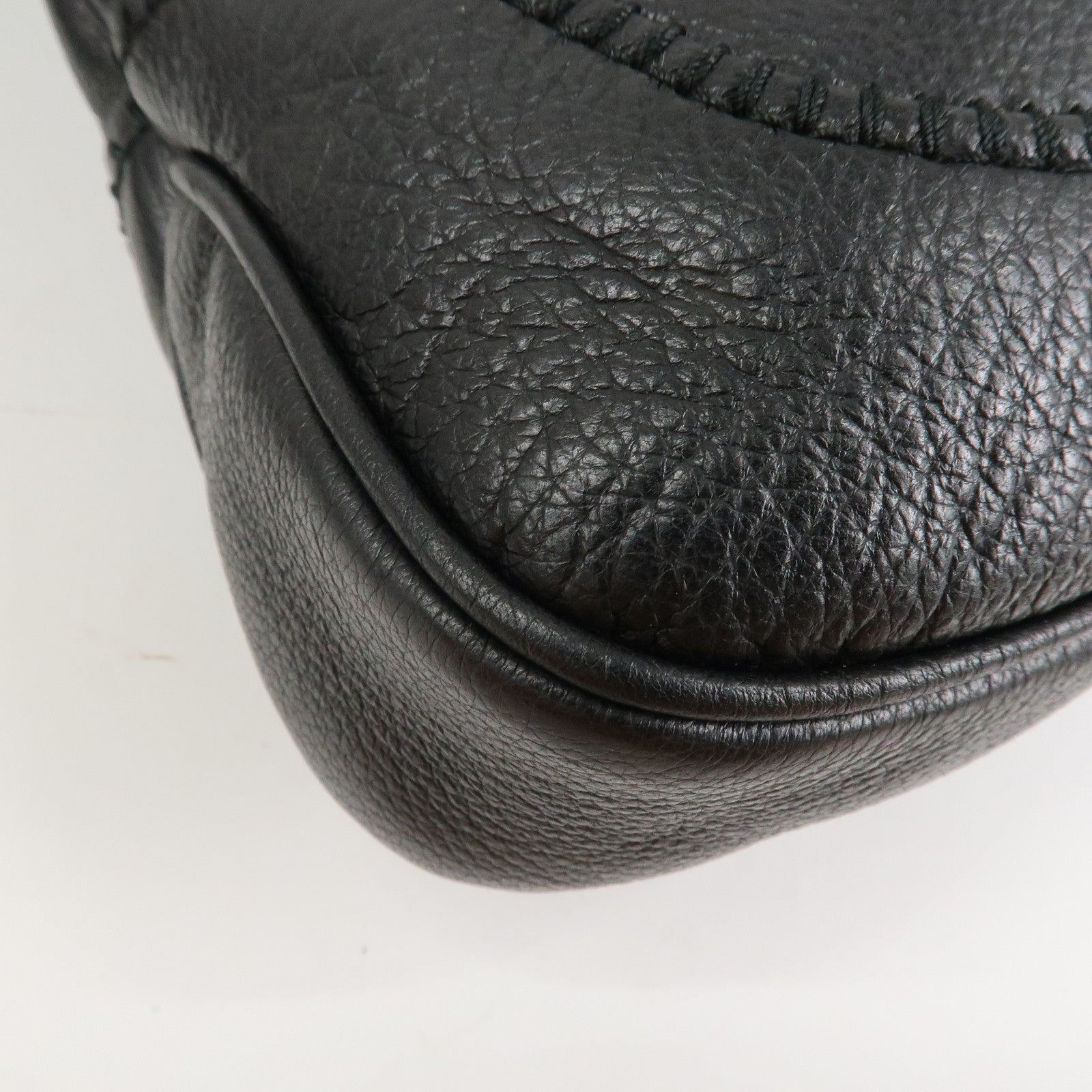 GUCCI New Jackie Leather 2Way Shoulder Hand Bag Brown 246907