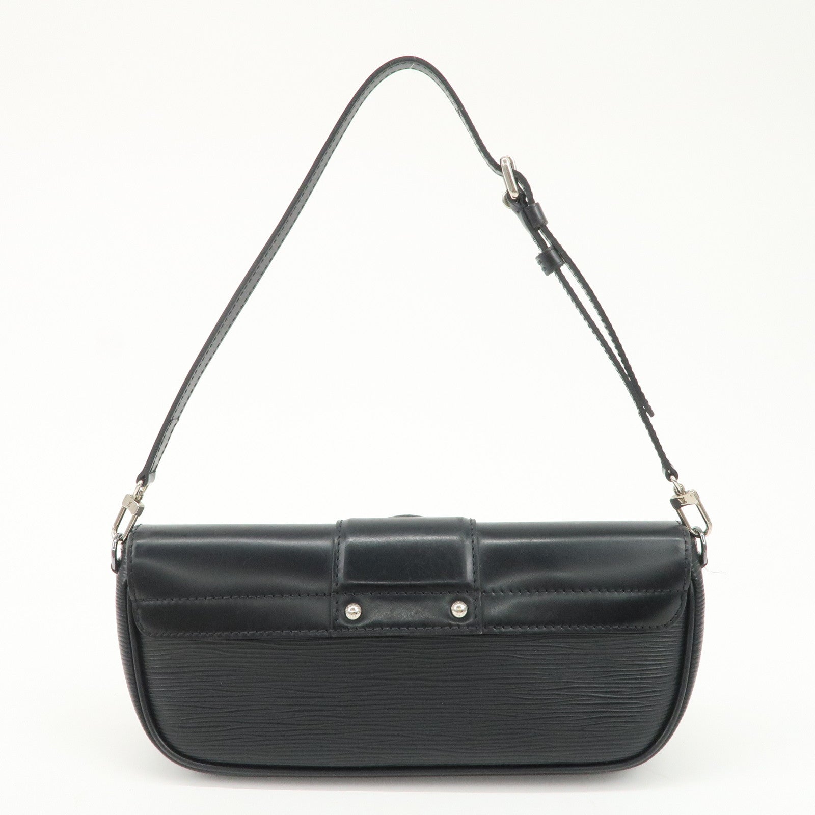 Louis Vuitton Epi Pochette Montaigne Shoulder Bag Noir M59292