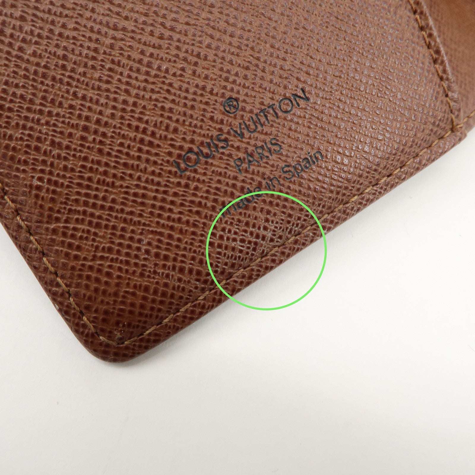 Louis Vuitton Monogram Panda Agenda PM Planner Cover Brown R20011 Used