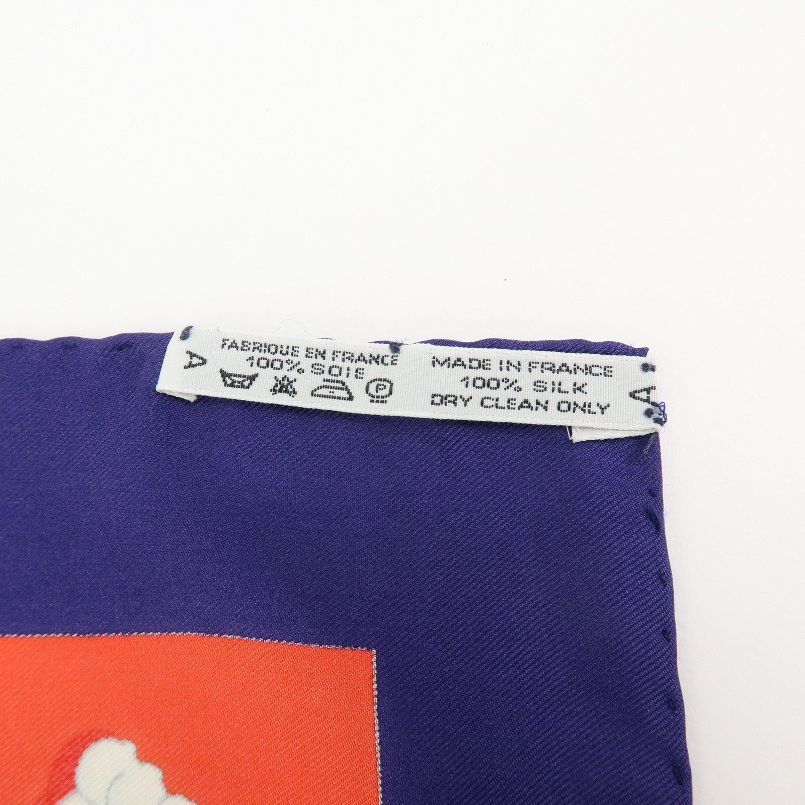 HERMES Carre 90 Silk 100% Scarf Plaza de Toros Bullring Red Navy