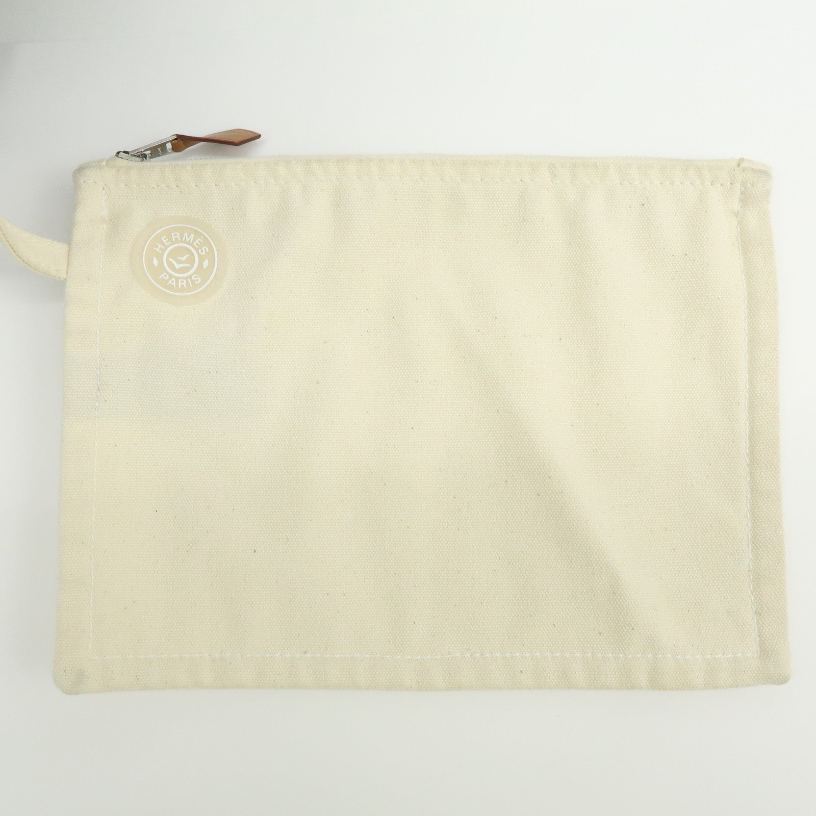 HERMES Cannes PM Canvas Tote Bag Hand Bag Black