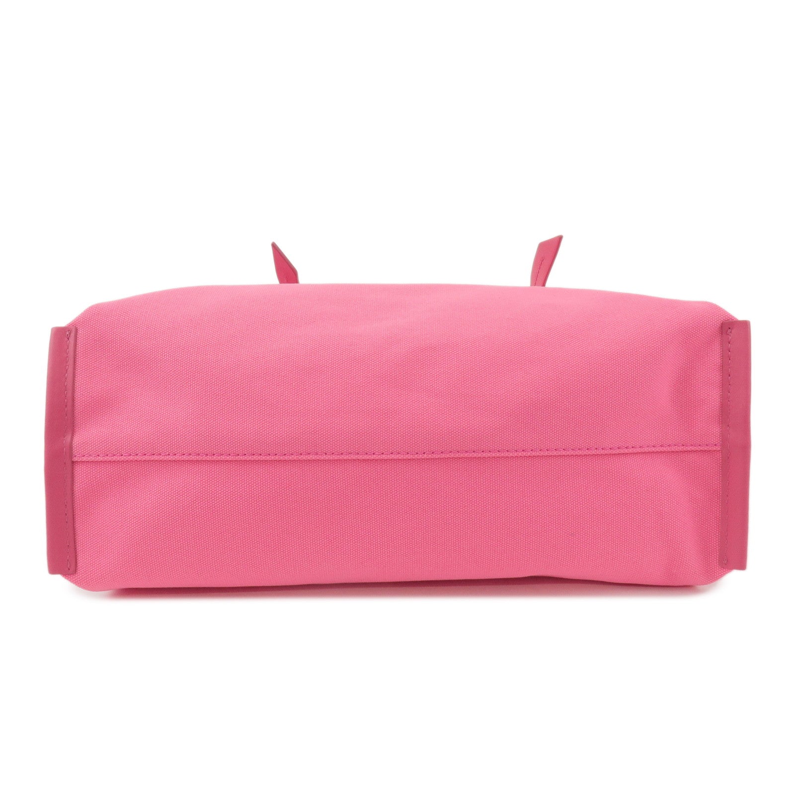MIU MIU Canvas Leather Tote Bag Shoulder Bag Pink 5BG116