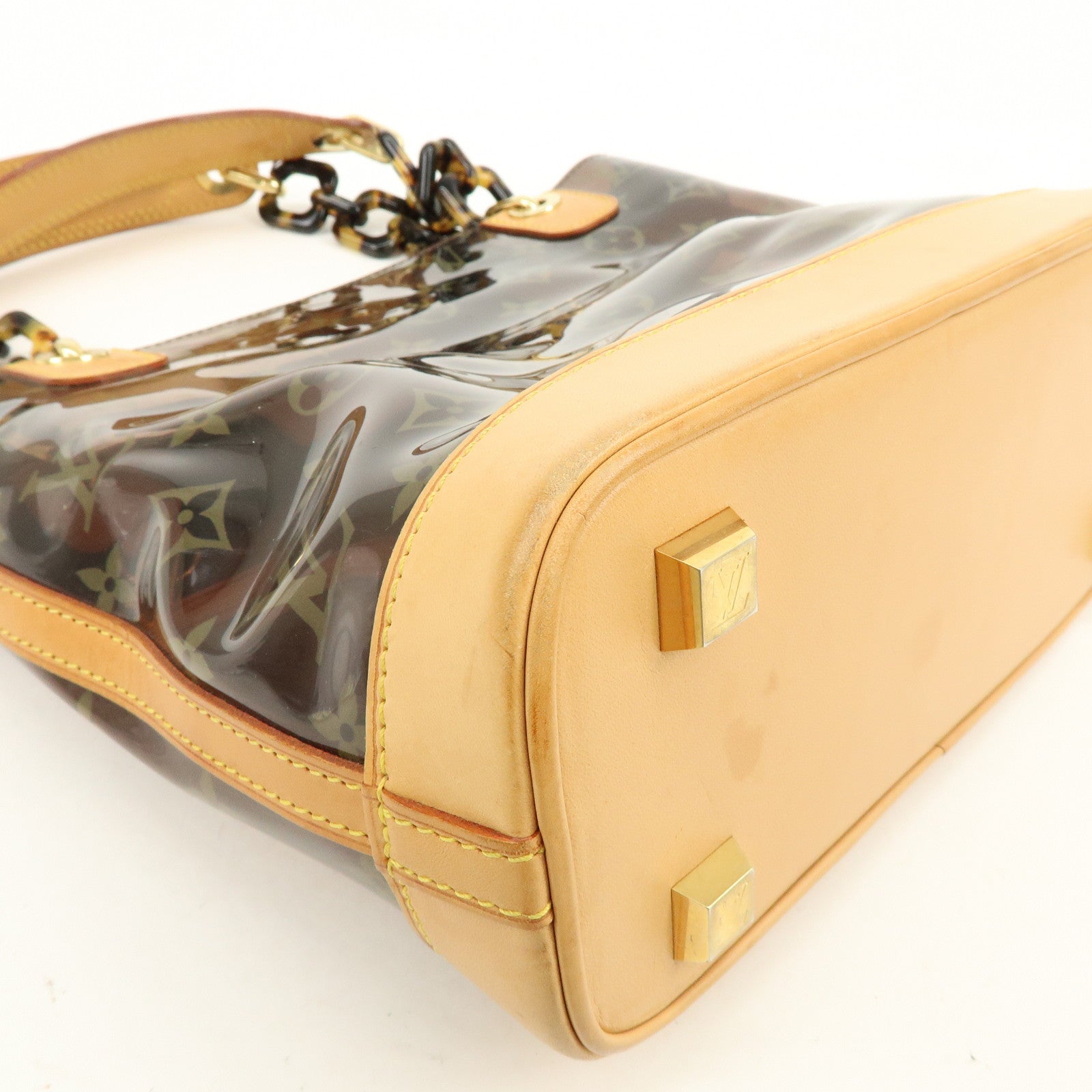 Louis Vuitton Monogram Cabas Ambre PM Tote Bag Clear Brown M92502