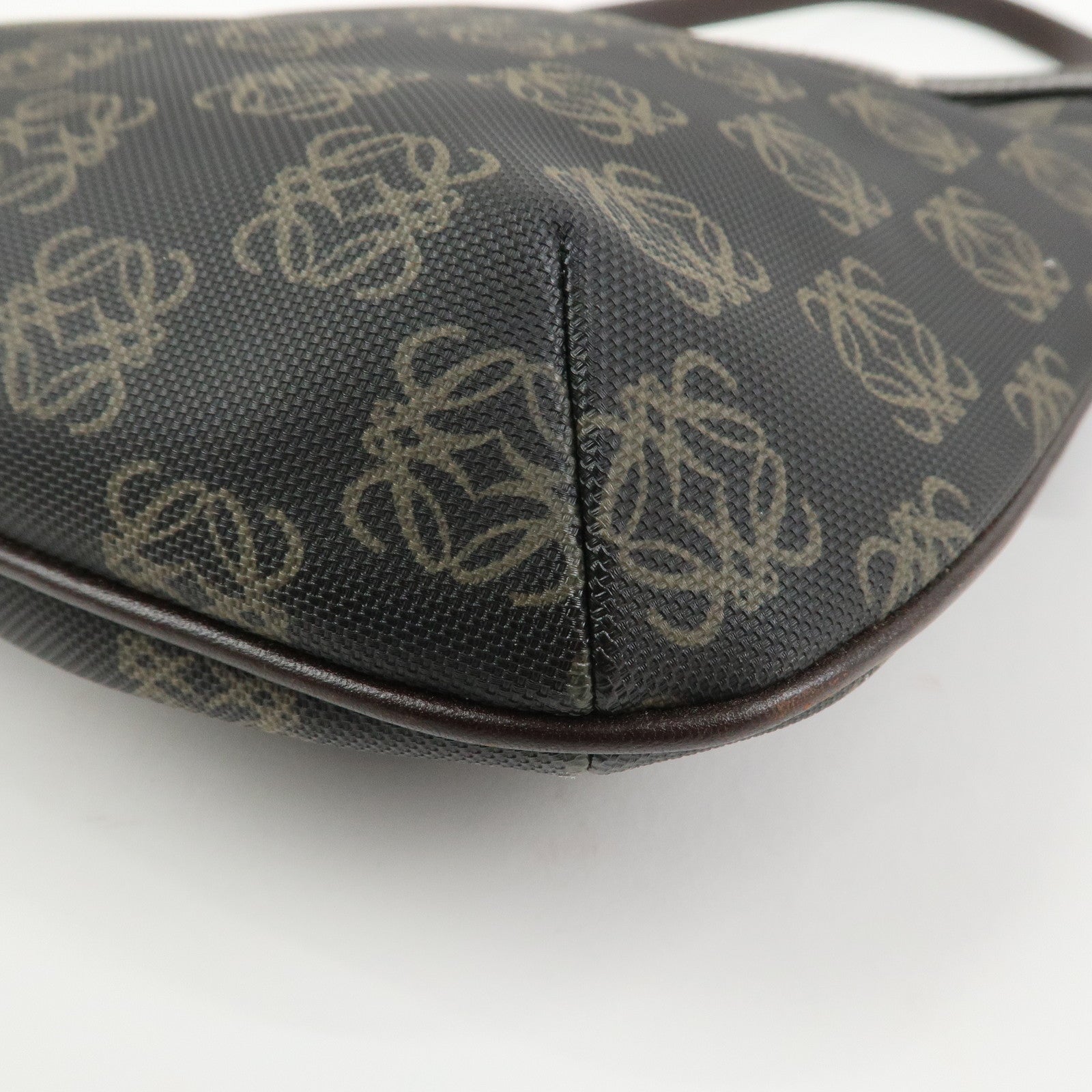 LOEWE Repeat Anagram Logo PVC Leather Shoulder Bag Crossbody Bag