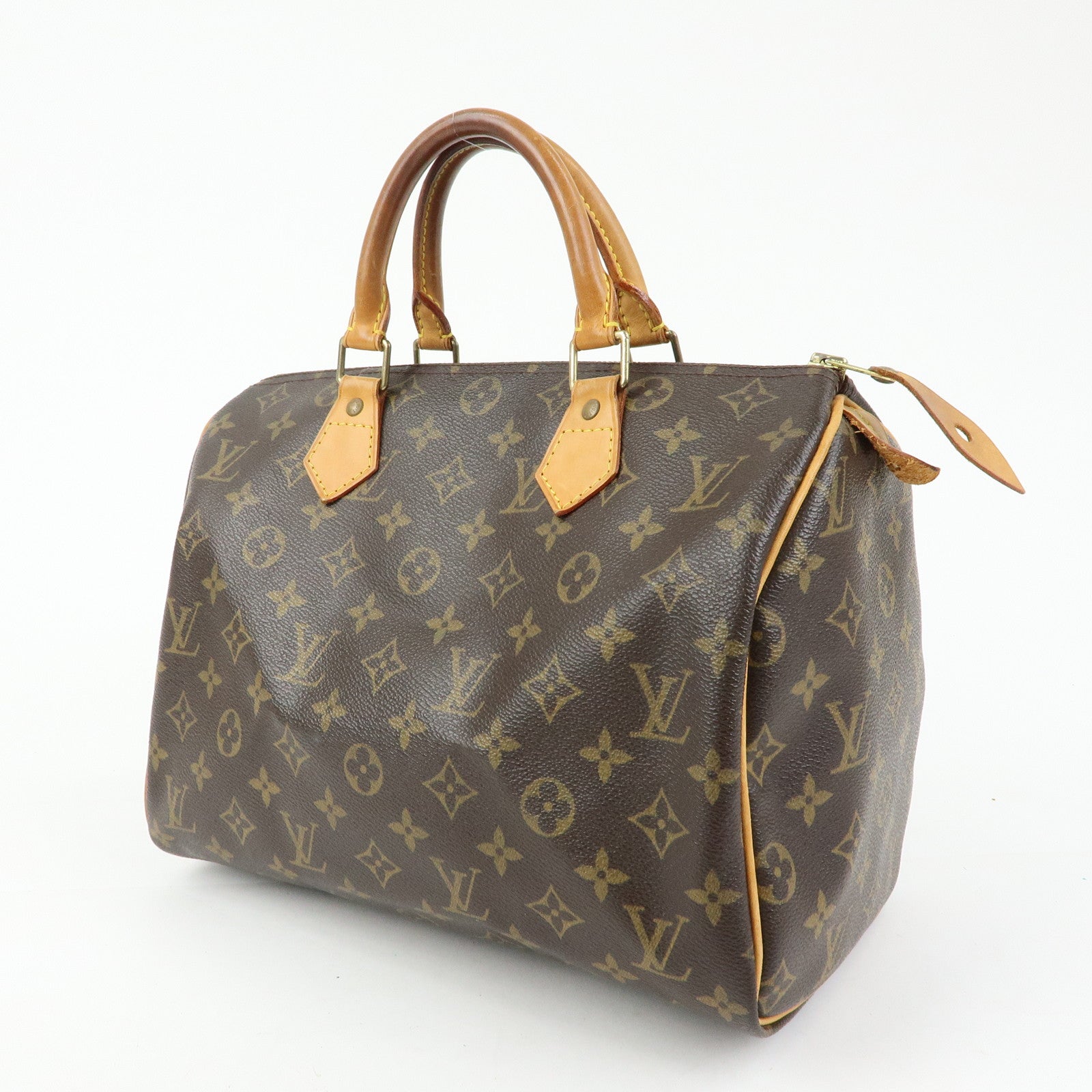 Louis Vuitton Monogram Speedy 30 Boston Bag Hand Bag Brown M41526