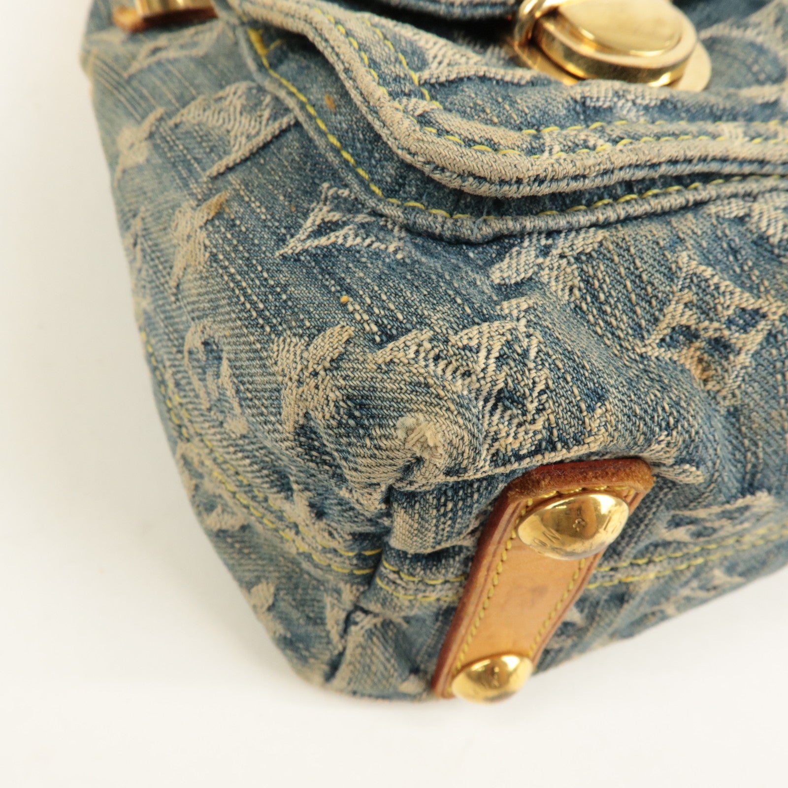Louis Vuitton Monogram Denim Baggy PM 2Way Shoulder Bag M95049