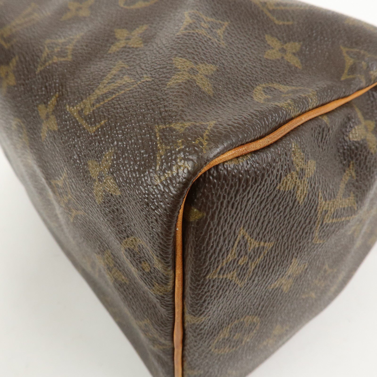 Louis Vuitton Monogram Speedy 25 Boston Bag Hand Bag Brown M41528