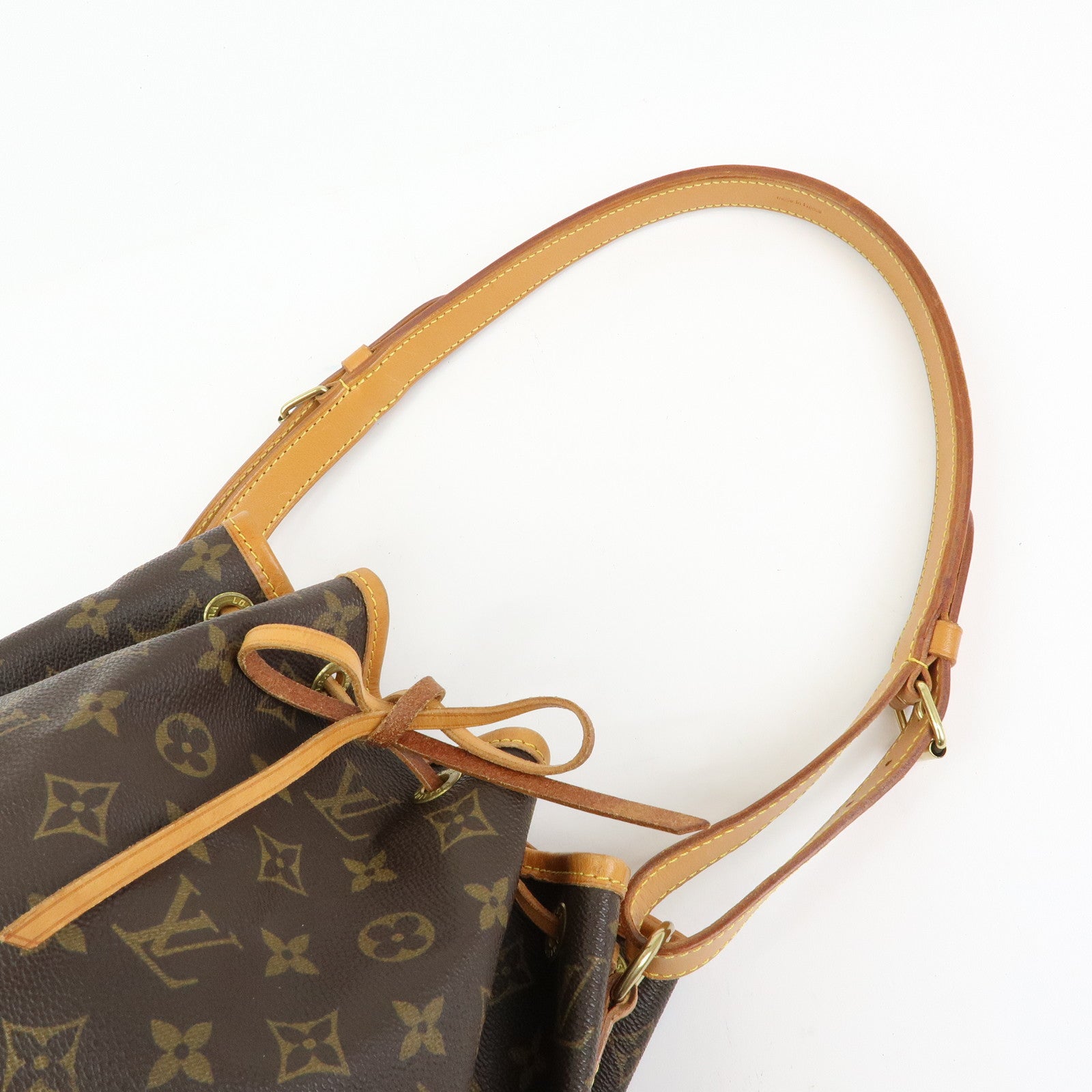 Louis Vuitton Monogram Petit Noe Shoulder Bag Brown M42226