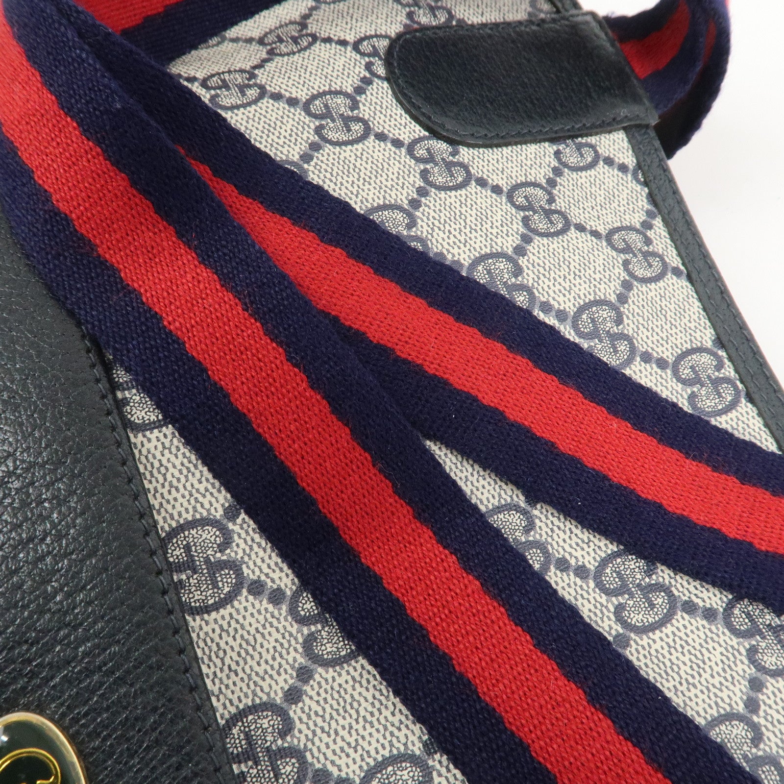 GUCCI Old Gucci Sherry GG Supreme Tote Bag Shoulder Bag 904・02・003