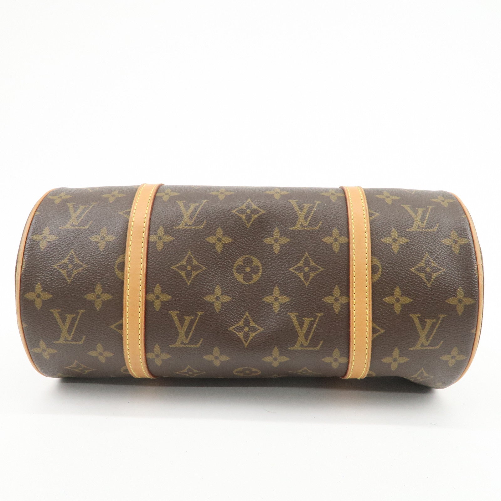 Louis Vuitton Monogram Papillon 30 Hand Bag Brown M51385