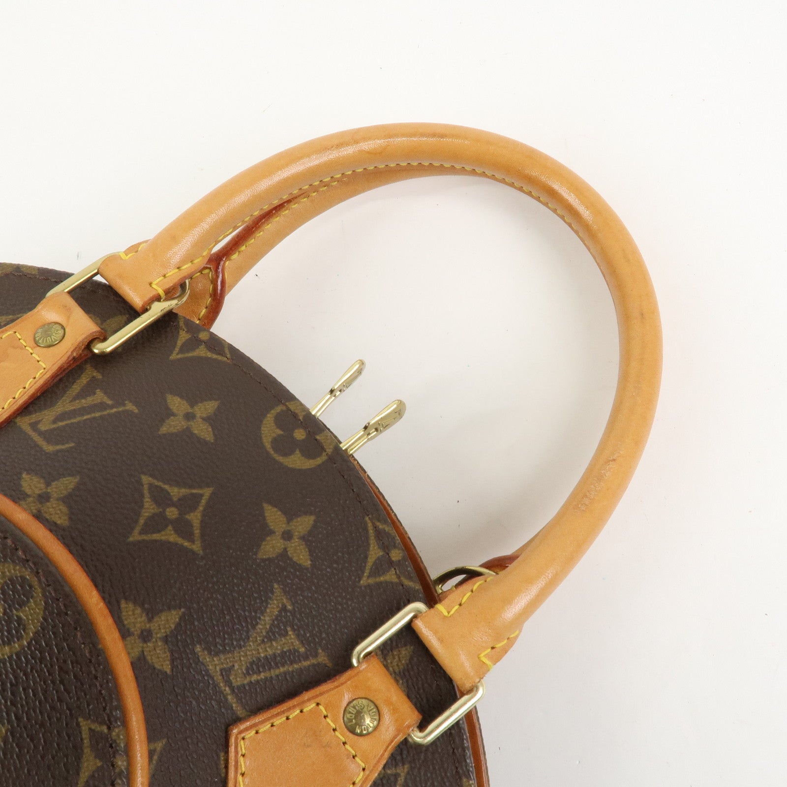 Louis Vuitton Monogram Ellipse PM Hand Bag Brown M51127