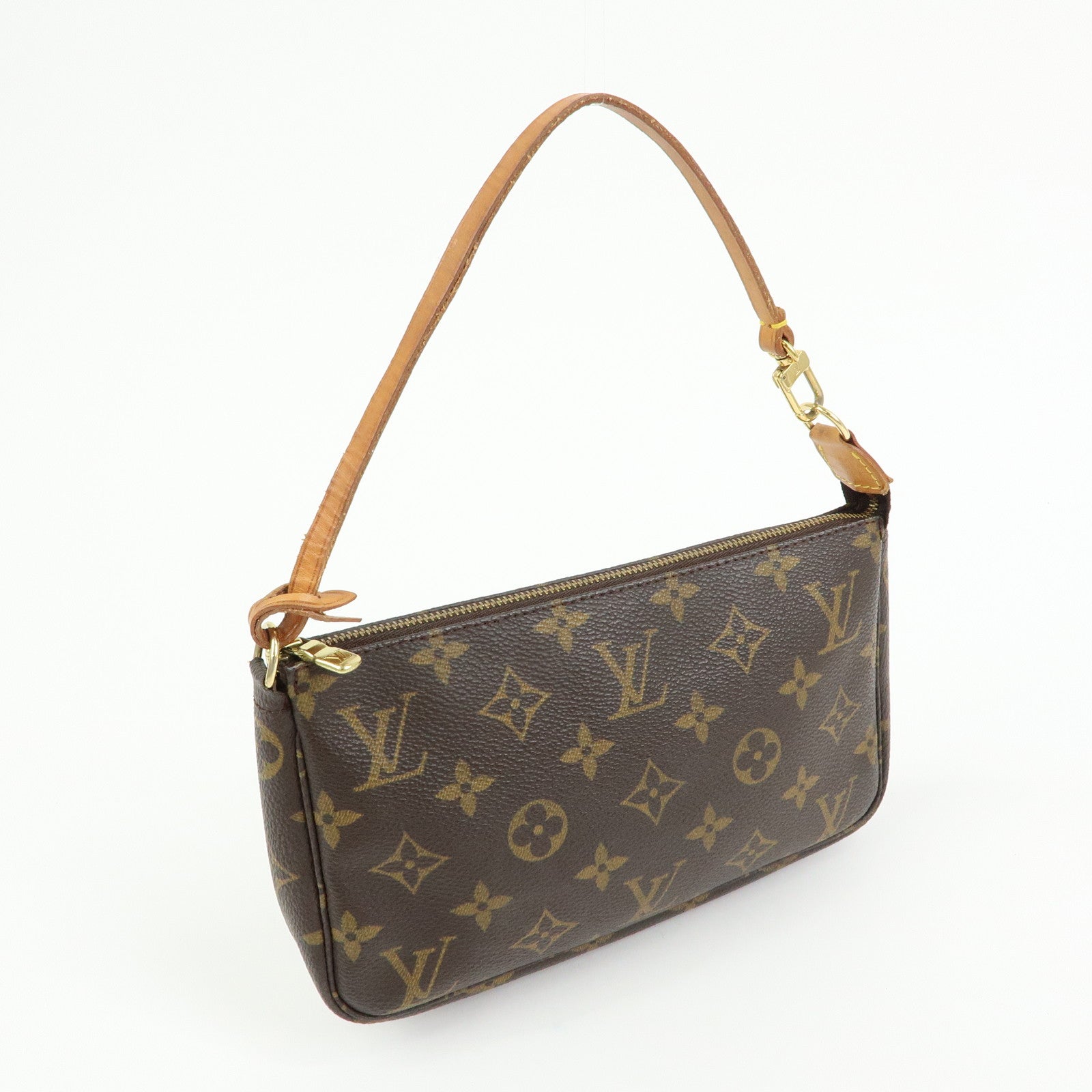 Louis Vuitton Monogram Pochette Accessoires Pouch Hand Bag M51980