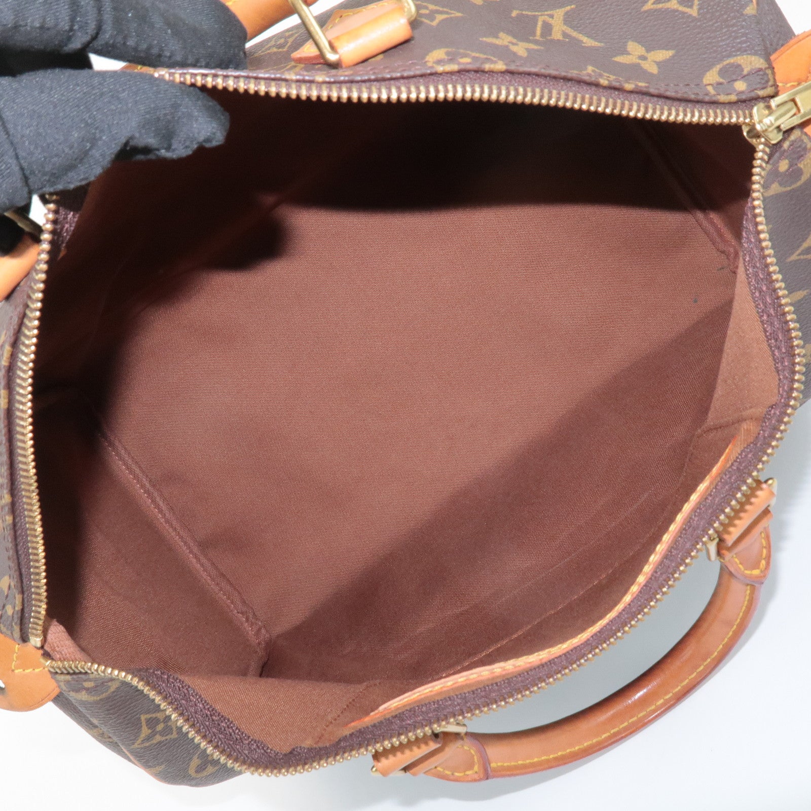 Louis Vuitton Monogram Speedy 35 Boston Bag Hand Bag M41524