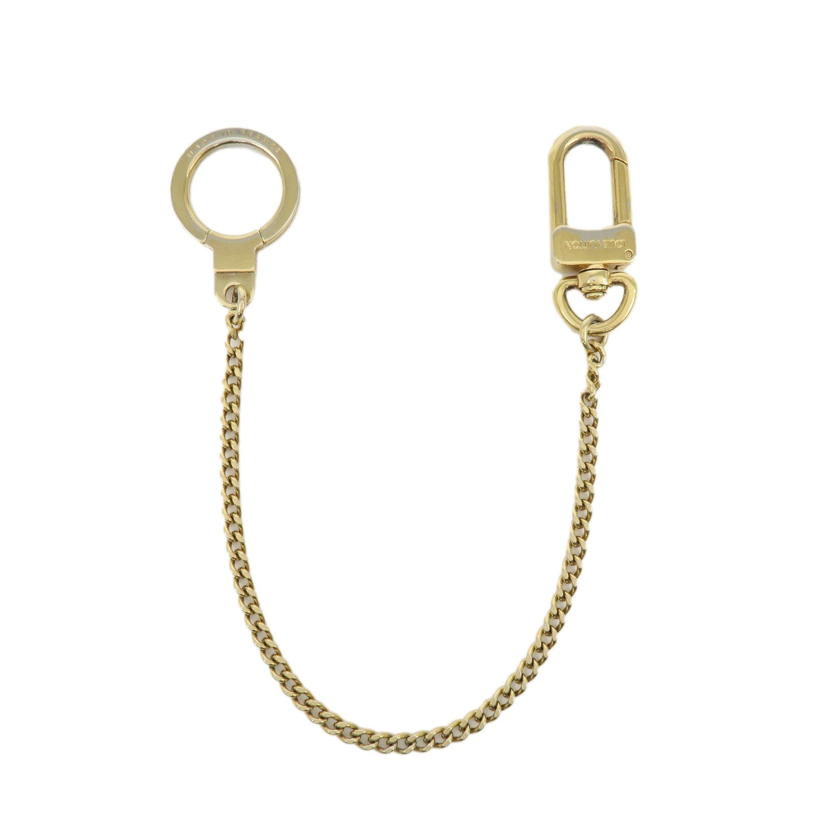Louis Vuitton Chenne Ano Cles Key Chain Key Charm Gold M58021