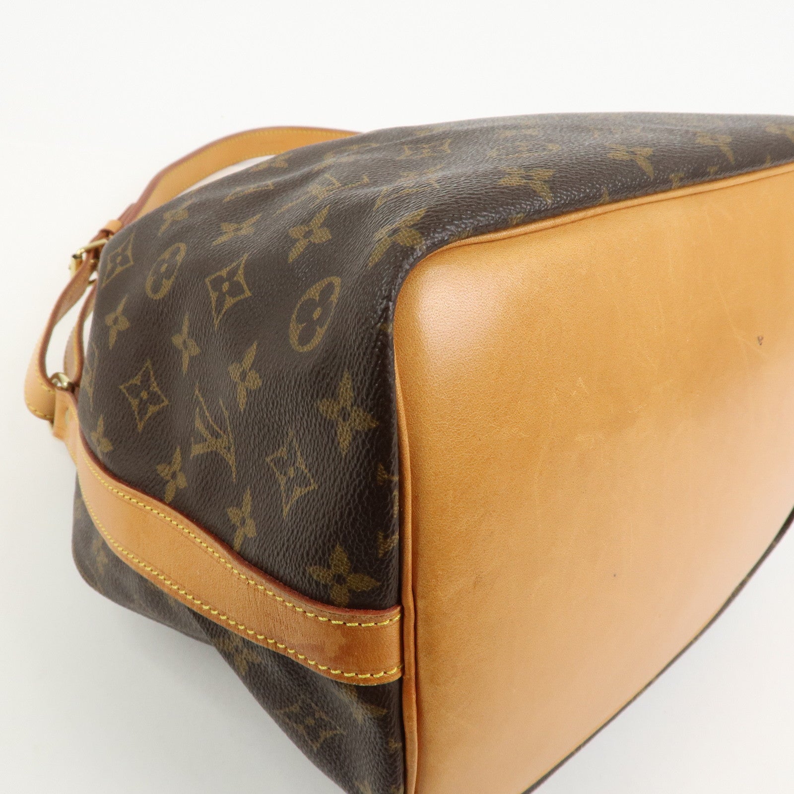 Louis Vuitton Monogram Canvas Petit Noe Shoulder Bag Brown M42226