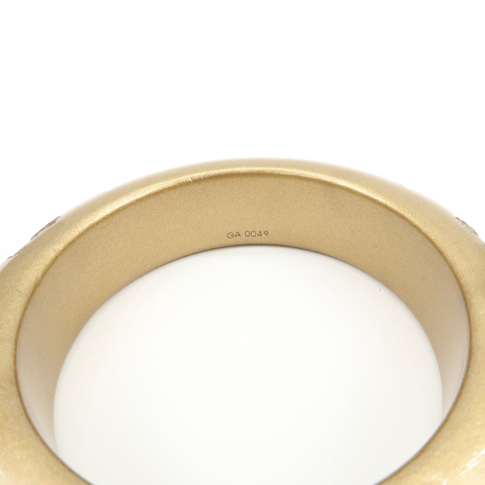 Louis Vuitton Leo Monogram Wood Lacquer Bangle Bracelet M65964