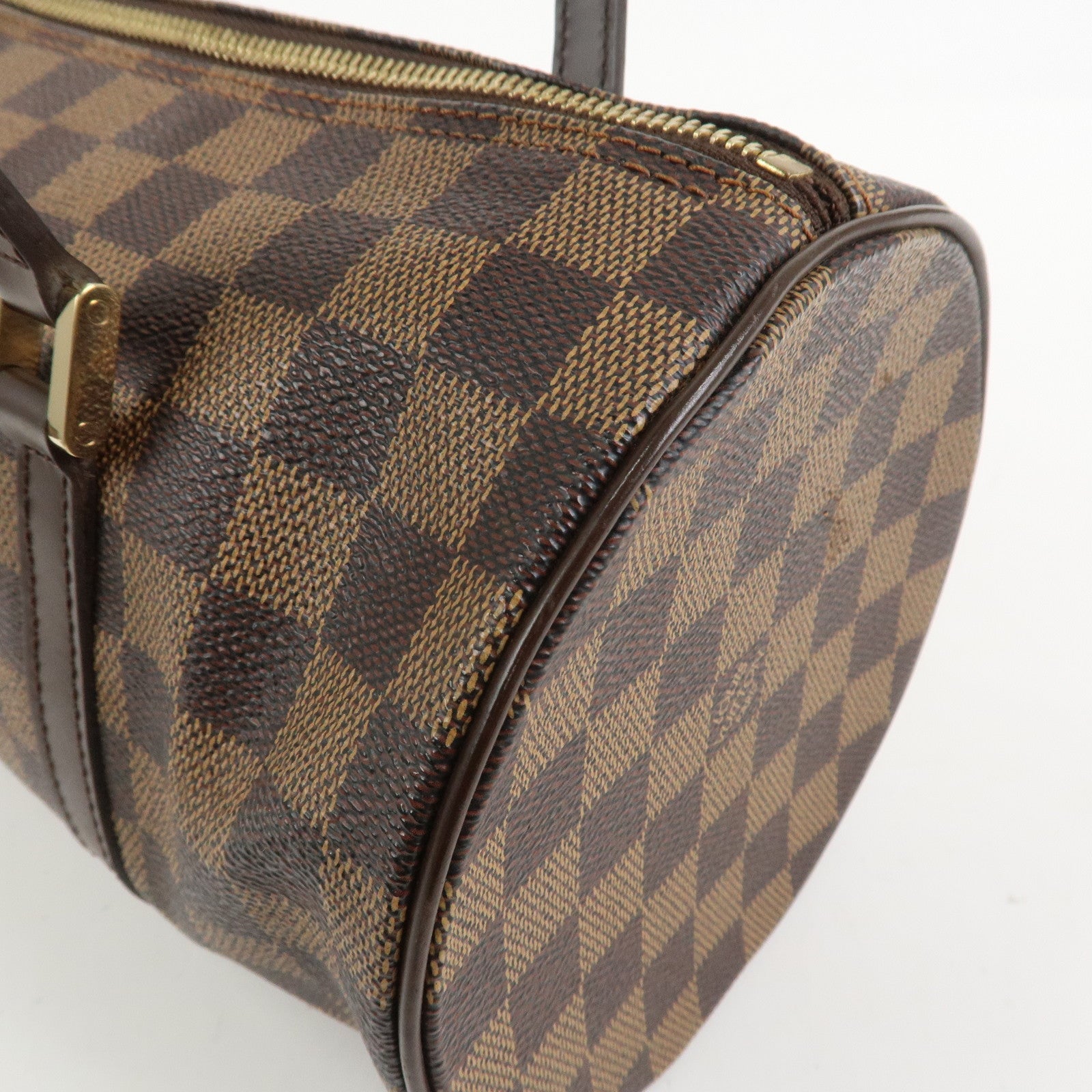 Louis Vuitton Damier Ebene Papillon 30 Hand Bag Brown N51303