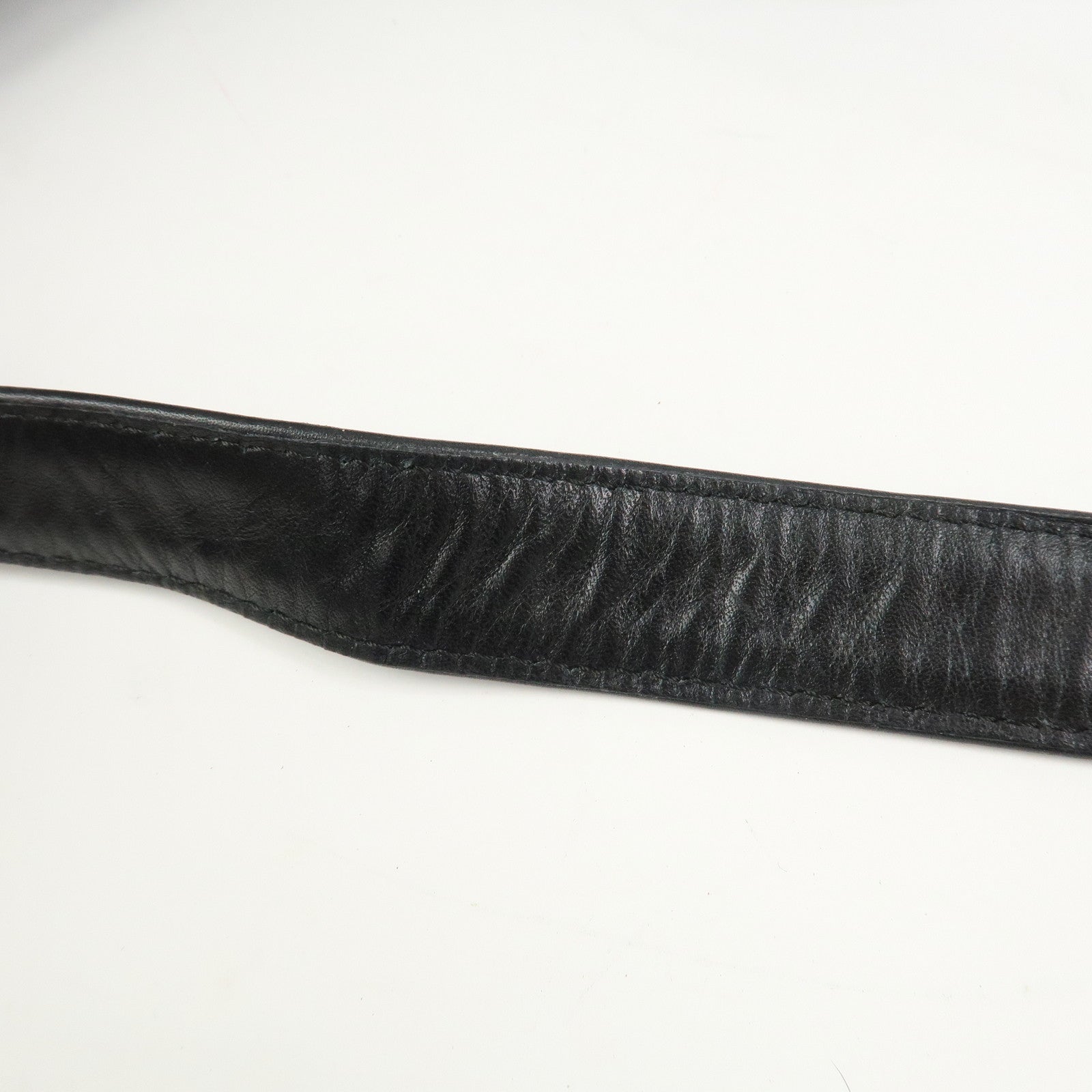 LOEWE Anagram Leather 2Way Bag Boston Bag Shoulder Bag Black