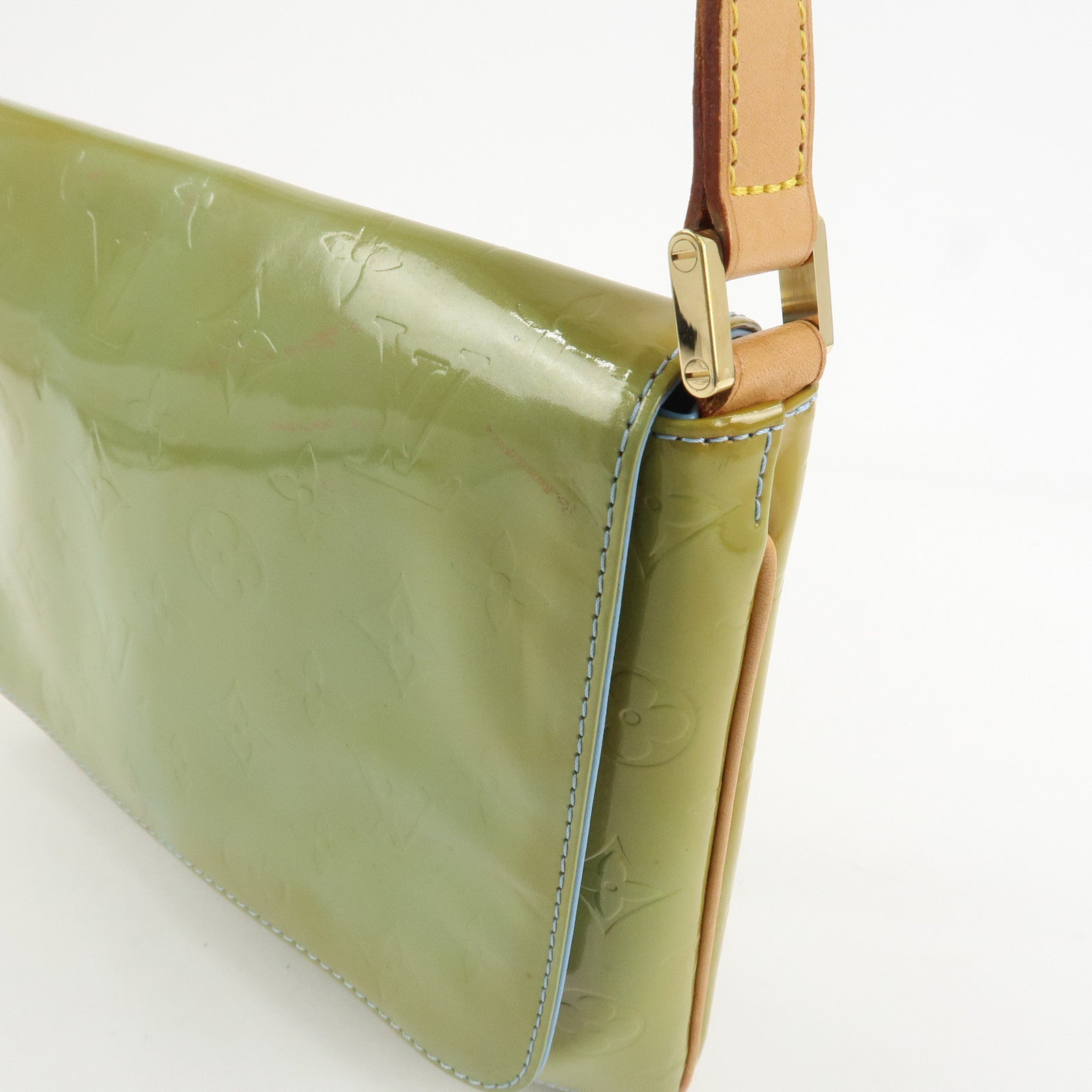 Louis Vuitton Vernis Thompson Street Shoulder Bag Baby Blue M91008