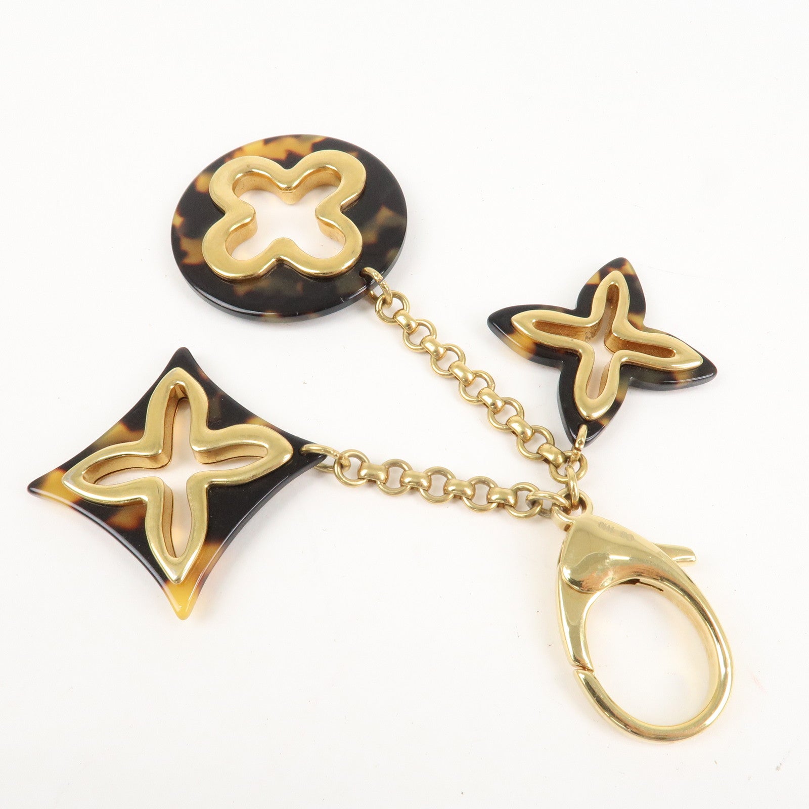 Louis Vuitton Bijou Sac Insolence Key Bag Charm Gold Brown M65844 Used