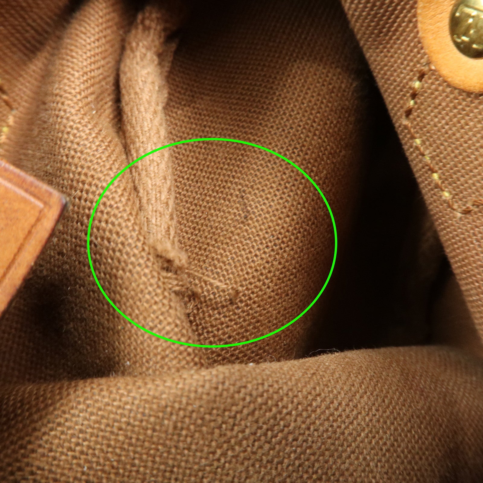 Louis Vuitton Monogram Mini Speedy Hand Bag Brown M41534