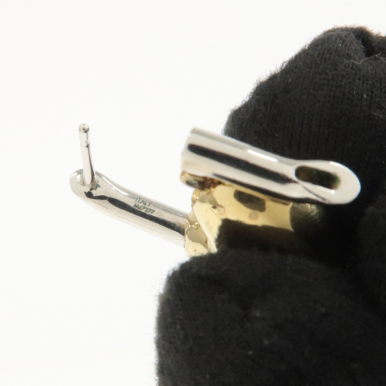 Louis Vuitton Boucles d窶儖reilles Crazy in Lock Metal Earring M67277