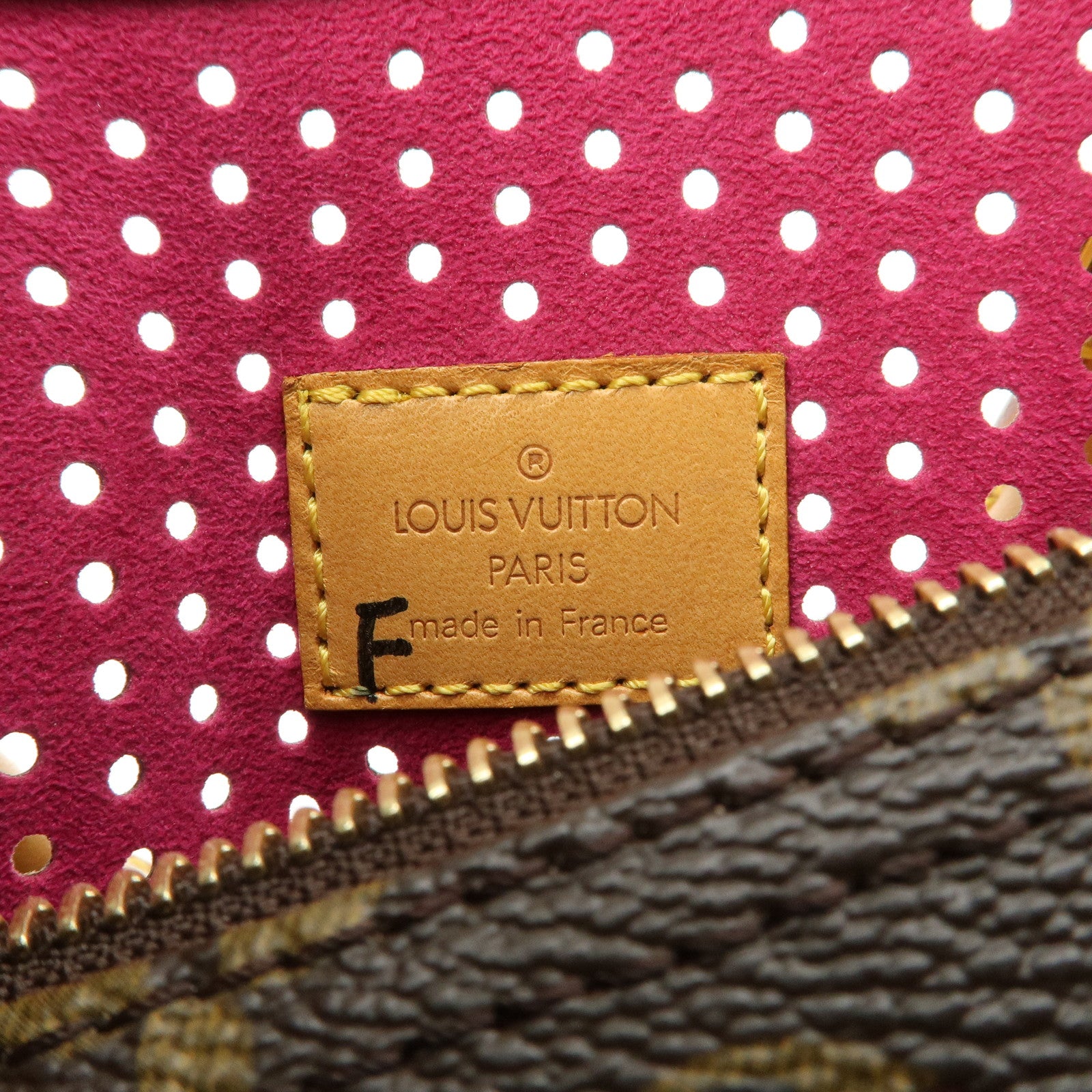 Louis Vuitton Monogram Perforated Speedy 30 Boston Bag M95180