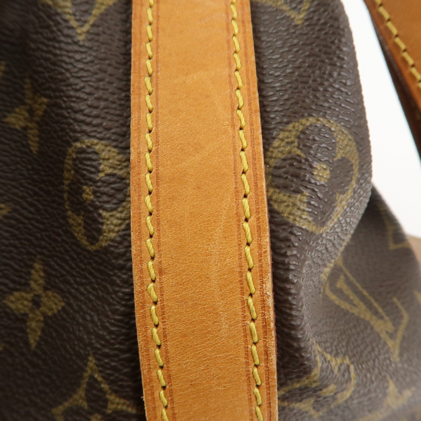 Louis Vuitton Monogram Petit Noe Shoulder Bag Brown M42226