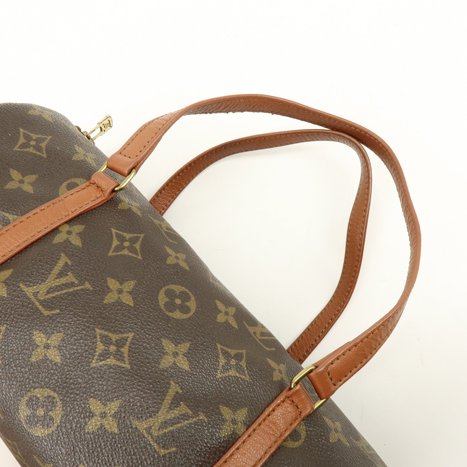 Louis Vuitton Monogram Papillon 30 Hand Bag Brown M51365