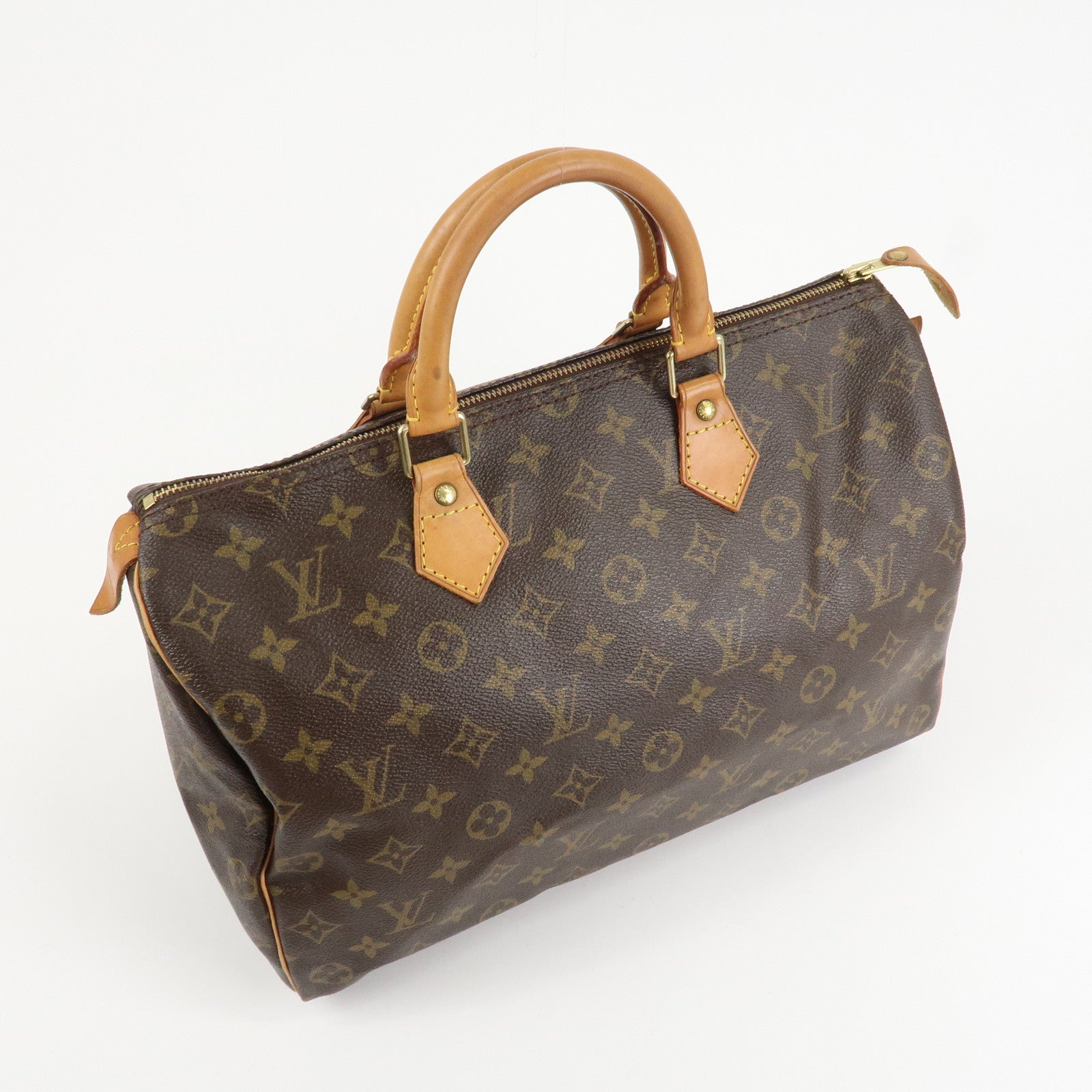 Louis Vuitton Monogram Speedy 35 Hand Bag Boston Bag M41524 Used